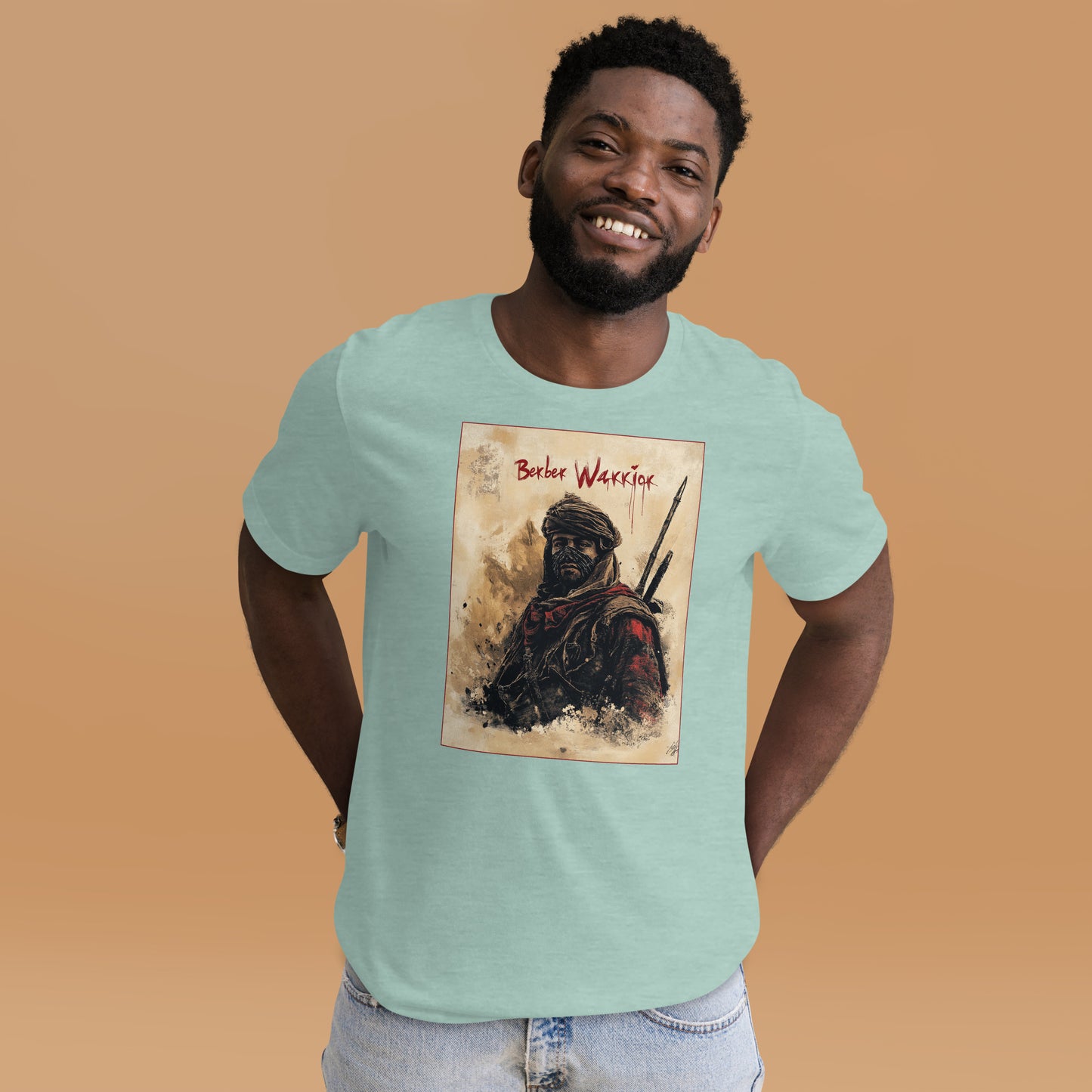 Berber Warrior - Strength and Tradition - Men's T-shirt