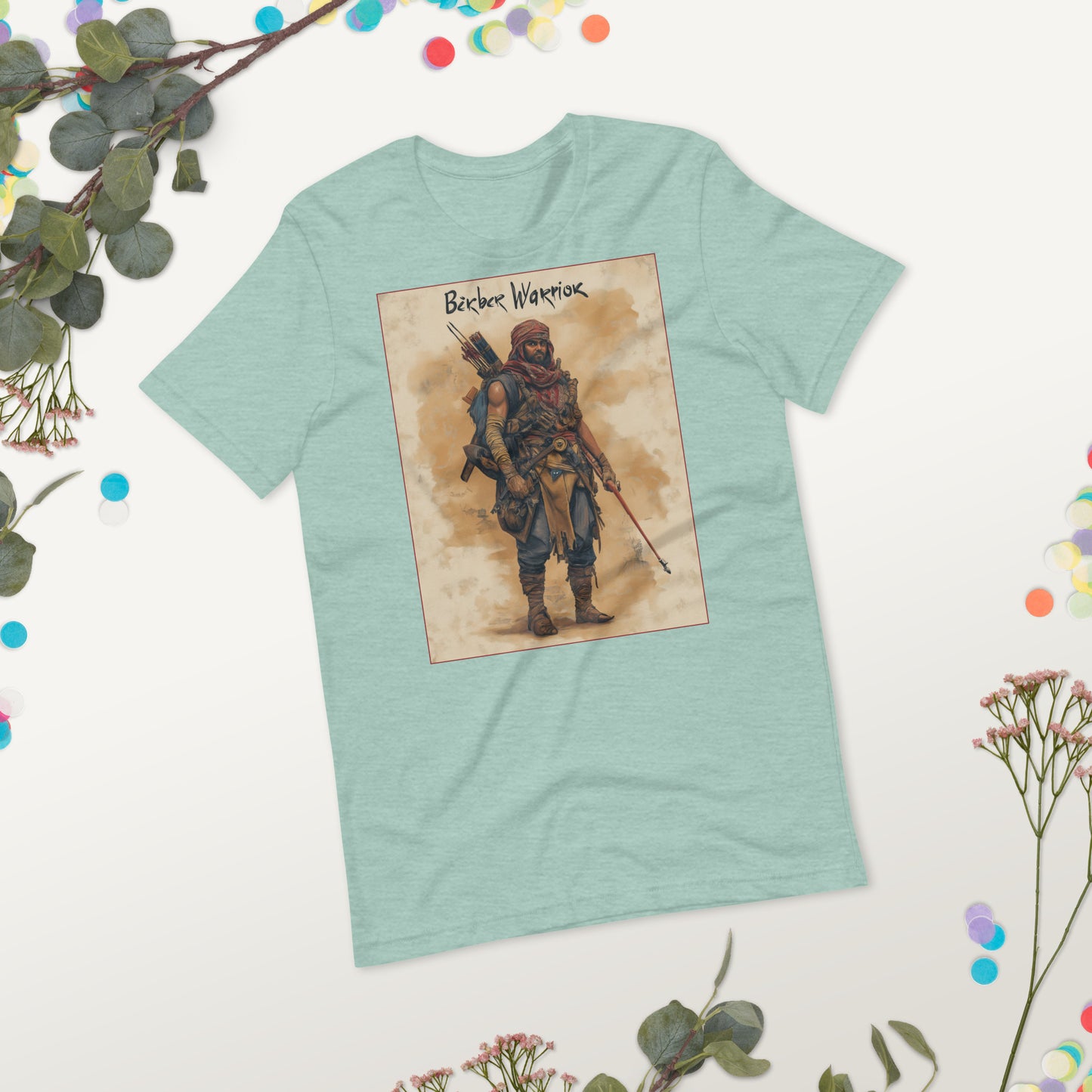 Berber Warrior - Honor and Courage - Men's T-shirt