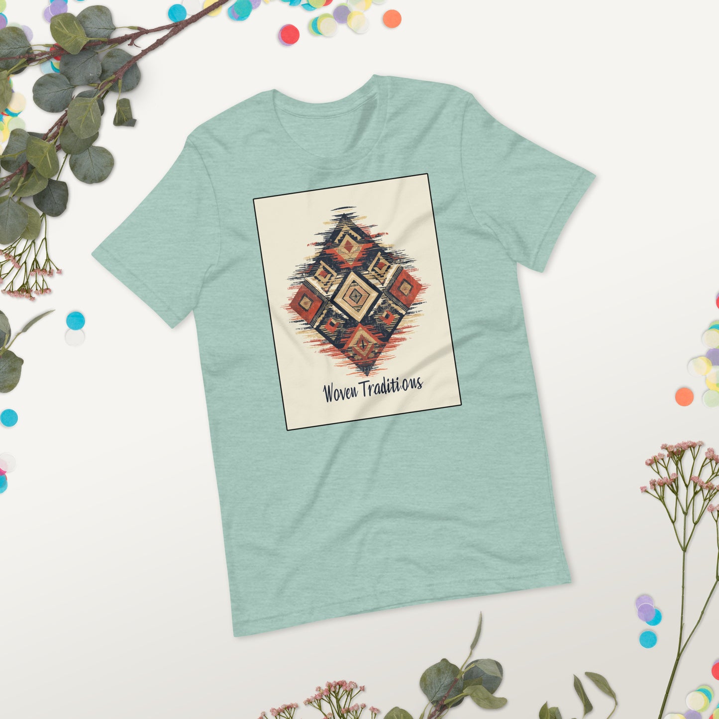 Woven Traditions Women's T-Shirt - Amazigh Berber Design | Ketama Creations