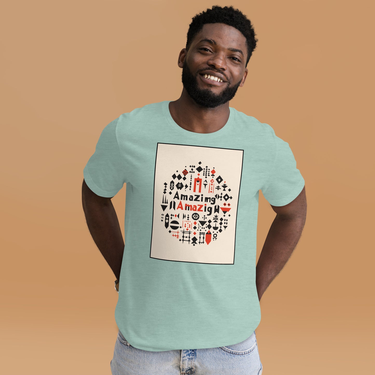 Amazing Amazigh Men's T-Shirt - Amazigh Pride with Bold Design | Ketama Creations