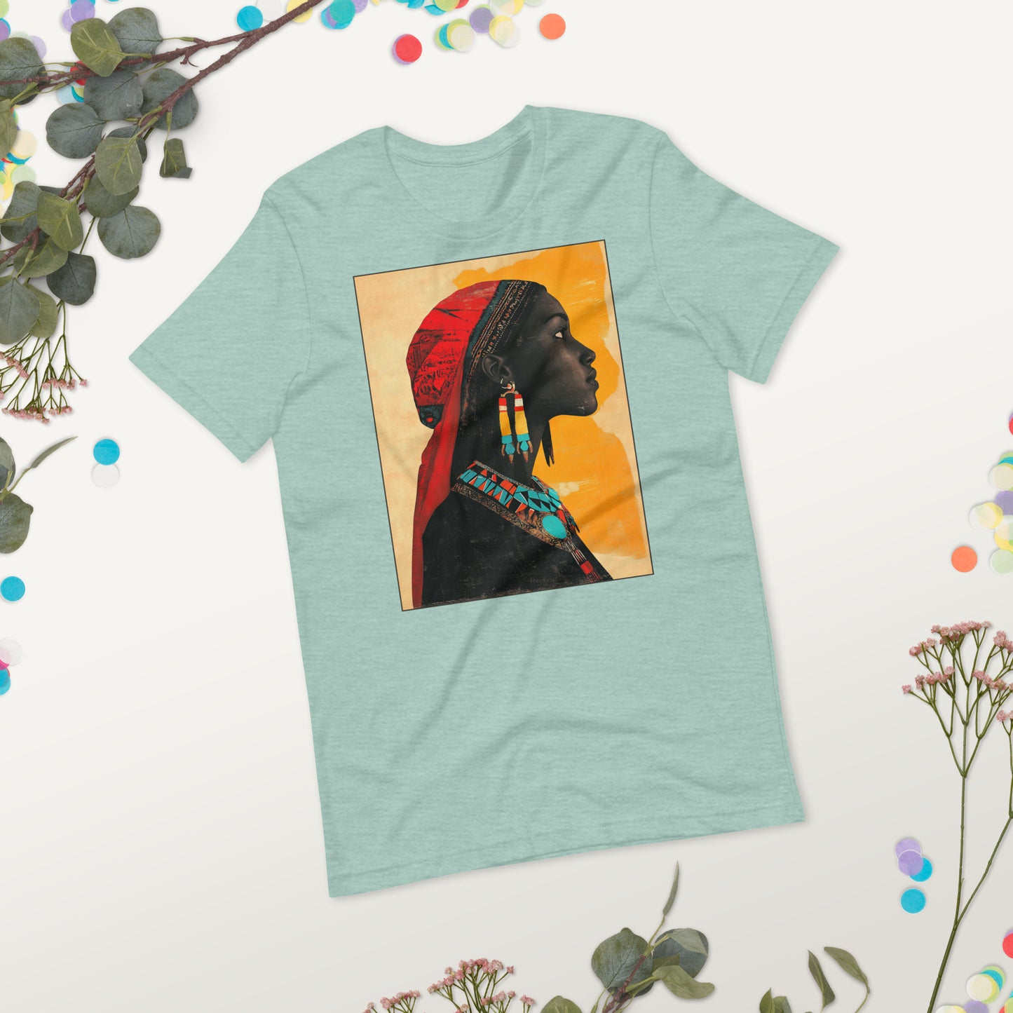 Berber Woman Silhouette Women's T-Shirt - Stylish Amazigh Heritage Design | Ketama Creations