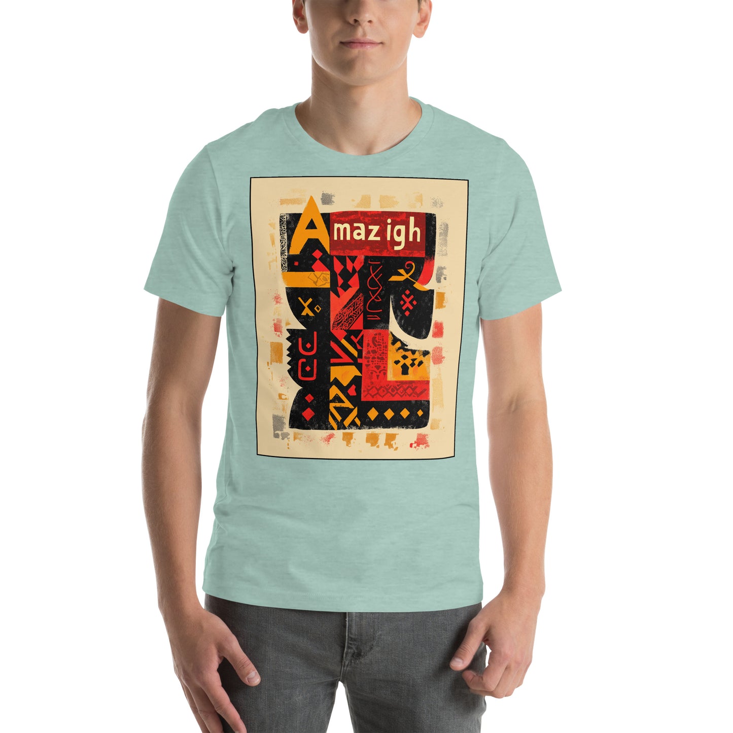 Amazigh Pride  Men's T-Shirt - Bold Typographic Statement