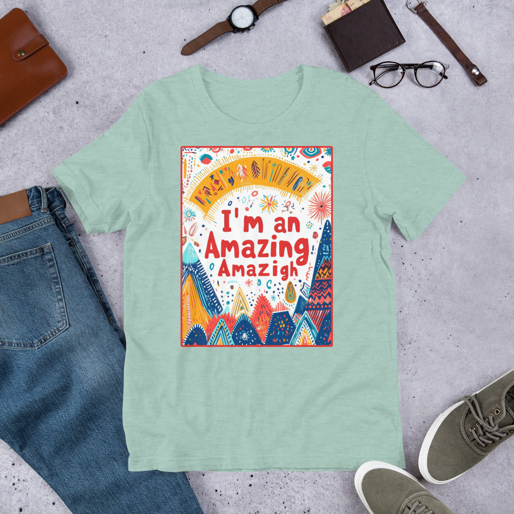 I'm an Amazing Amazigh Men's T-Shirt - Celebrate Amazigh Pride | Ketama Creations