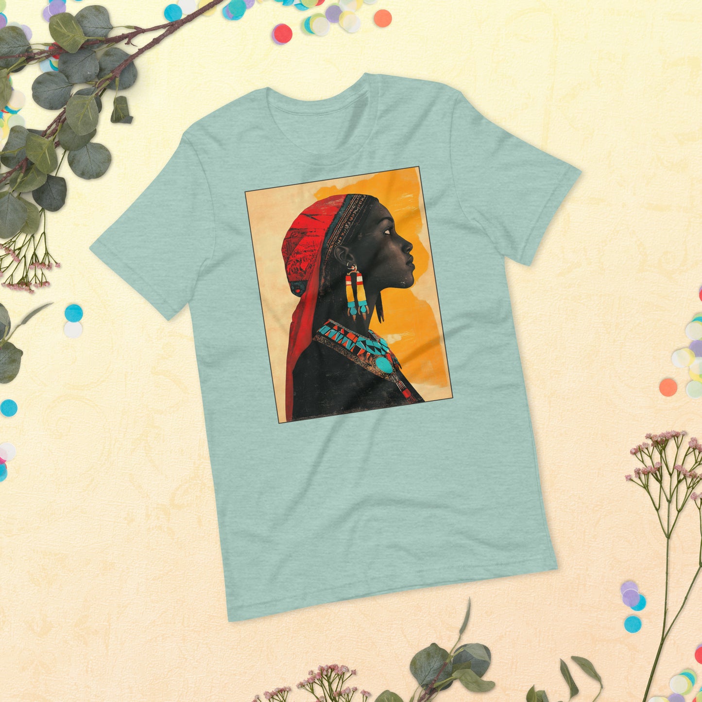 Berber Woman Silhouette Women's T-Shirt - Stylish Amazigh Heritage Design | Ketama Creations