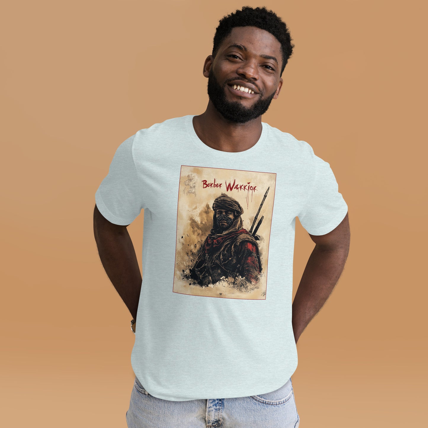 Berber Warrior - Strength and Tradition - Men's T-shirt