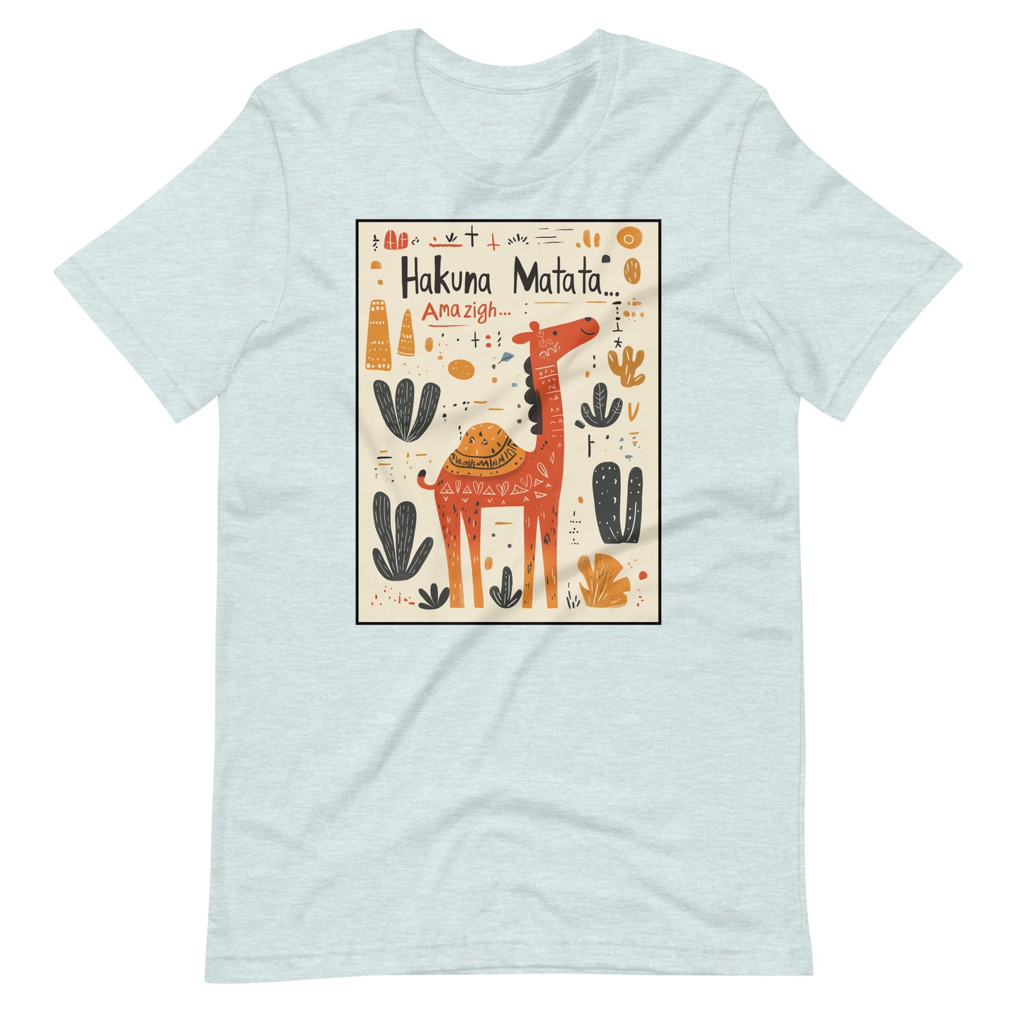 Hakuna Matata Amazigh Men's T-Shirt - Relaxed Style with Amazigh Pride | Ketama Creations