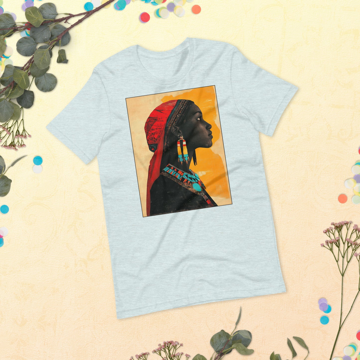 Berber Woman Silhouette Women's T-Shirt - Stylish Amazigh Heritage Design | Ketama Creations