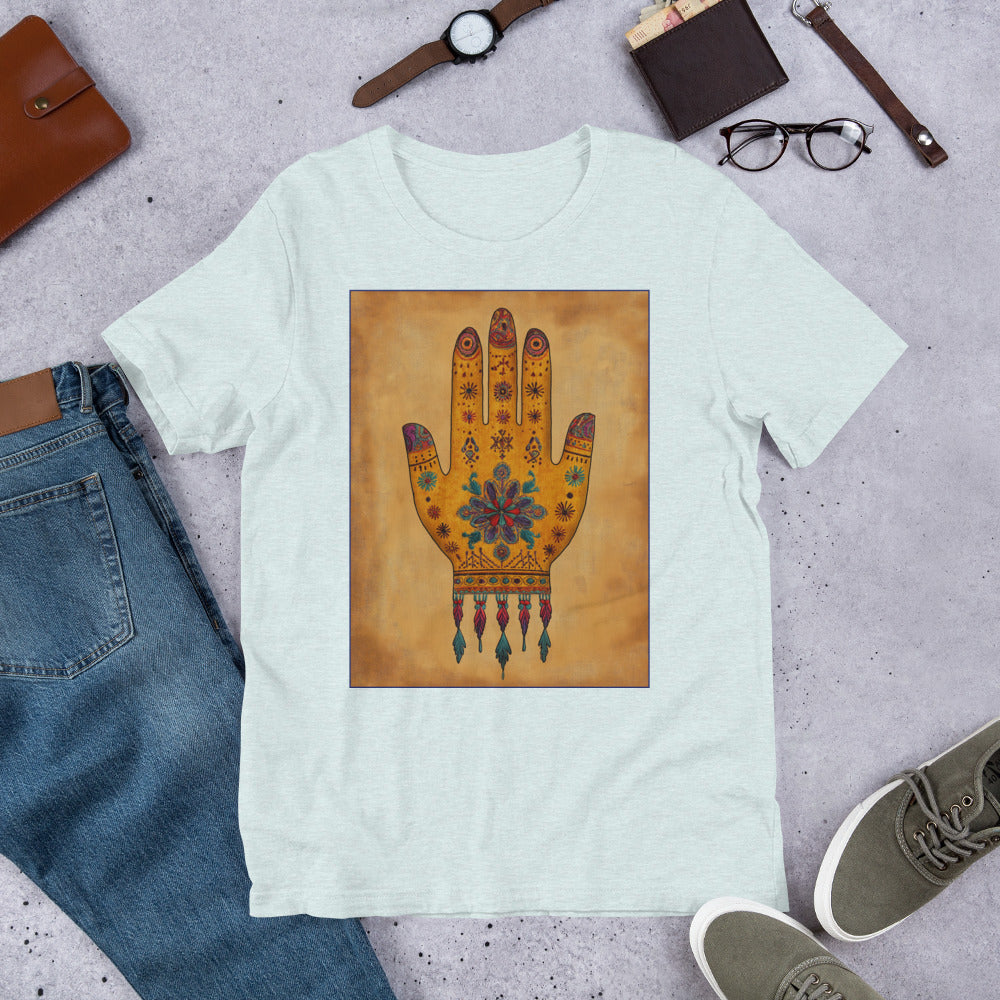 Hand of Fatima Men's T-Shirt - Amazigh Protection Symbol with Berber Designs | Ketama Creations