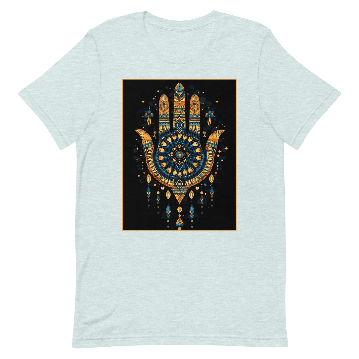 Hand of Fatima Men's T-Shirt - Amazigh Protection Symbol with Bold Berber Art | Ketama Creations