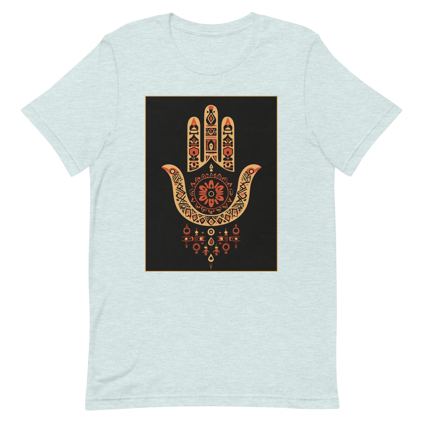 Hand of Fatima Men's T-Shirt - Berber Protection Symbol with Amazigh Heritage | Ketama Creations