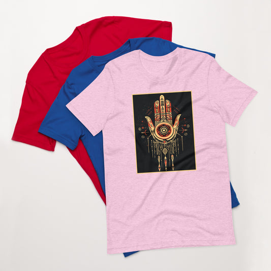 Hand of Fatima Women's T-Shirt - Amazigh Protection Symbol Design | Ketama Creations