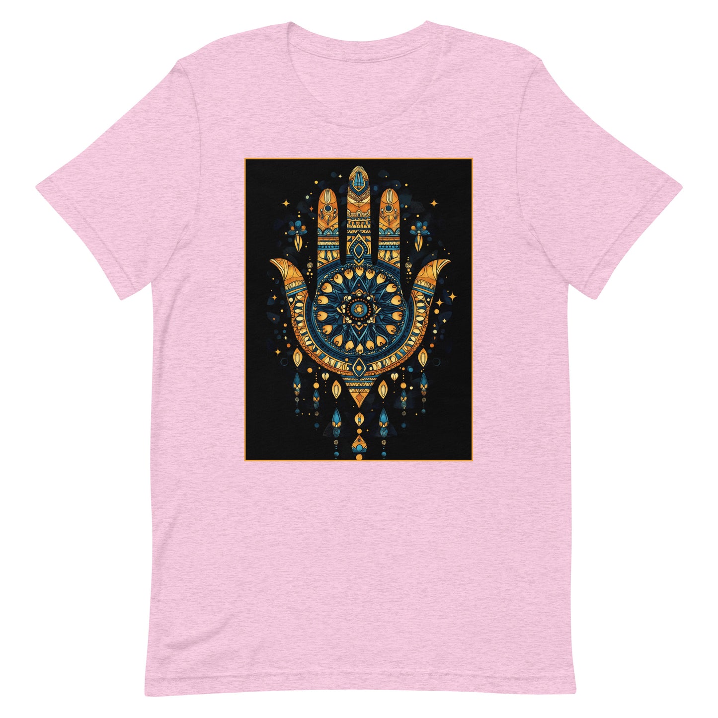 Hand of Fatima Men's T-Shirt - Amazigh Protection Symbol with Bold Berber Art | Ketama Creations