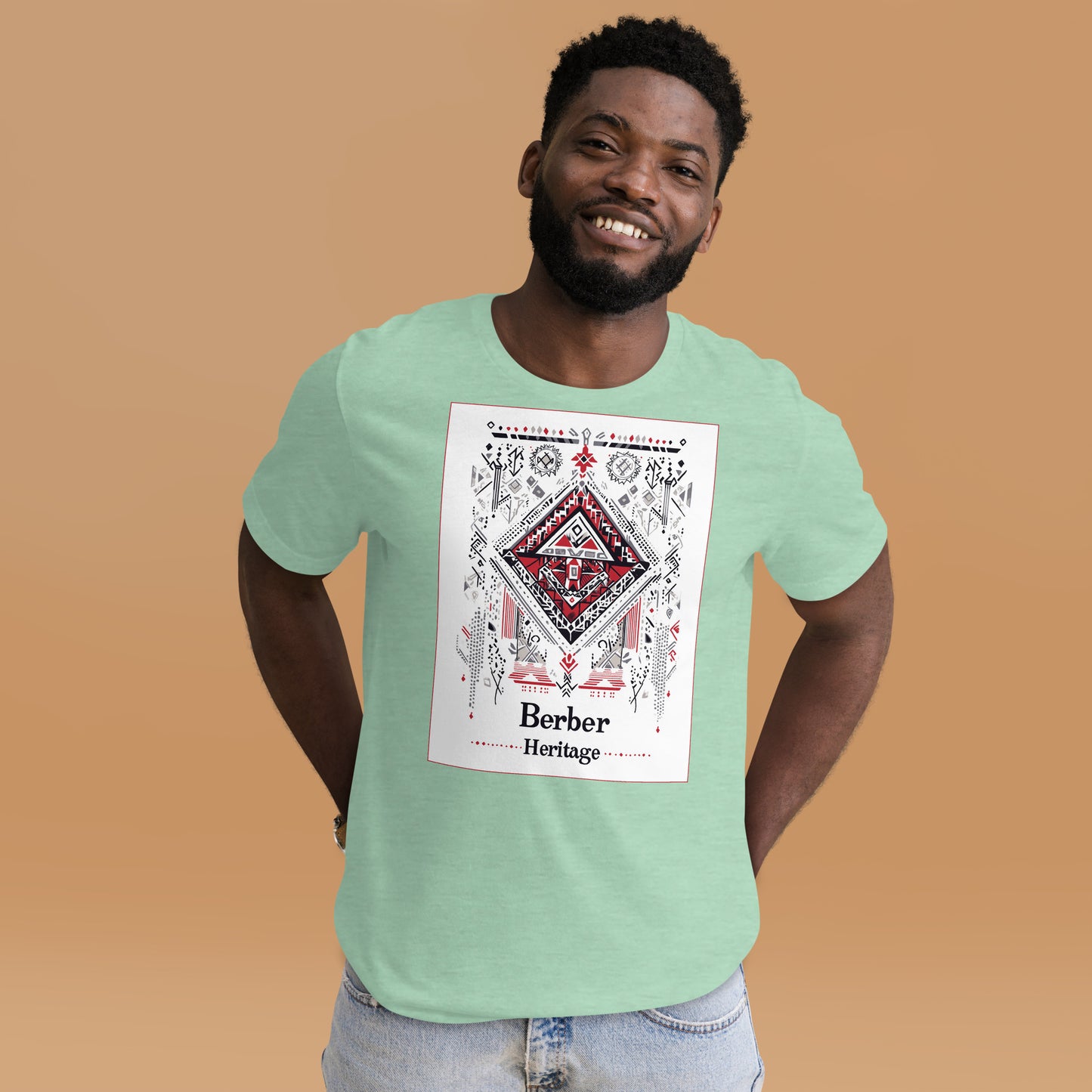 Berber Heritage  - Bold Cultural Jewelry Design - Men's T-Shirt