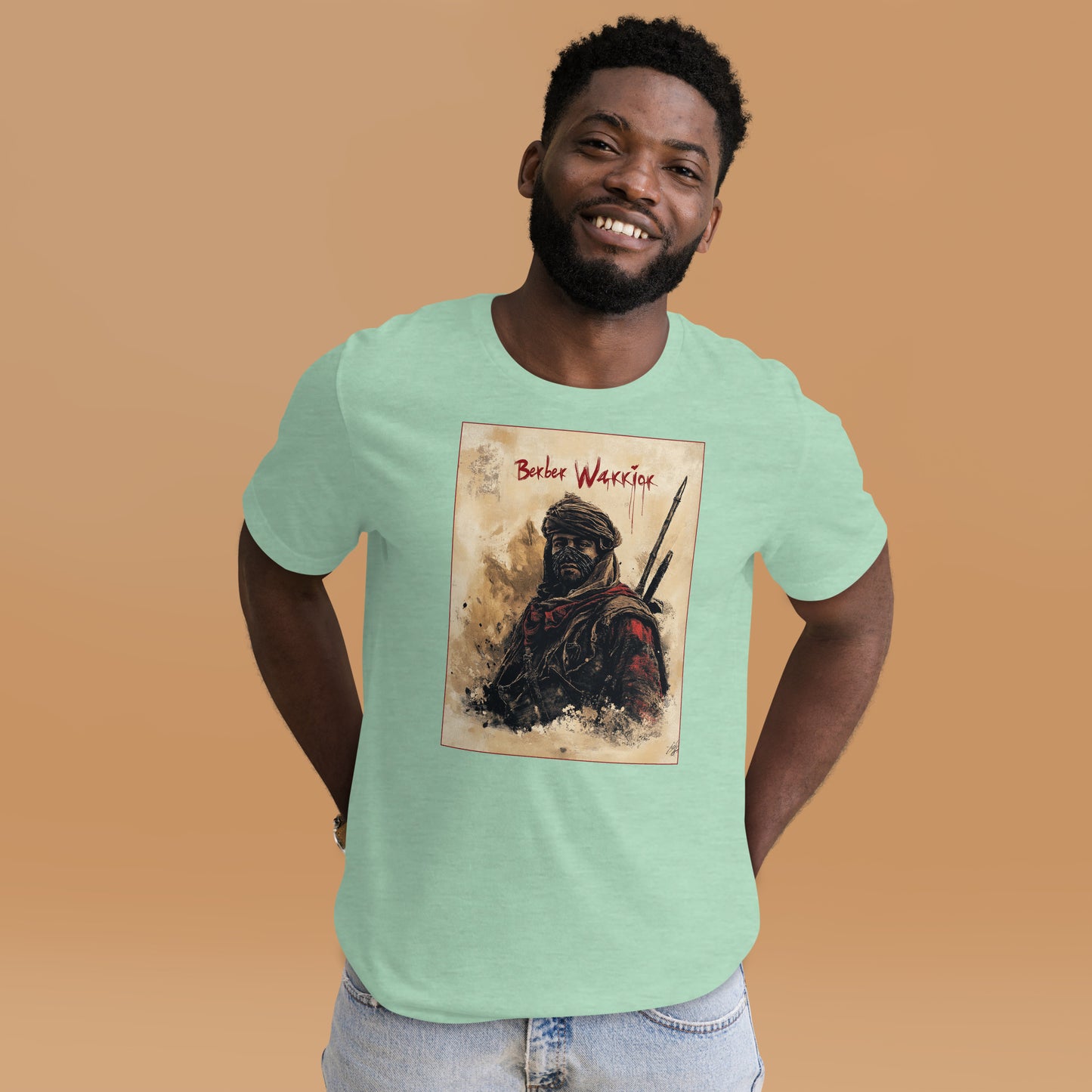 Berber Warrior - Strength and Tradition - Men's T-shirt