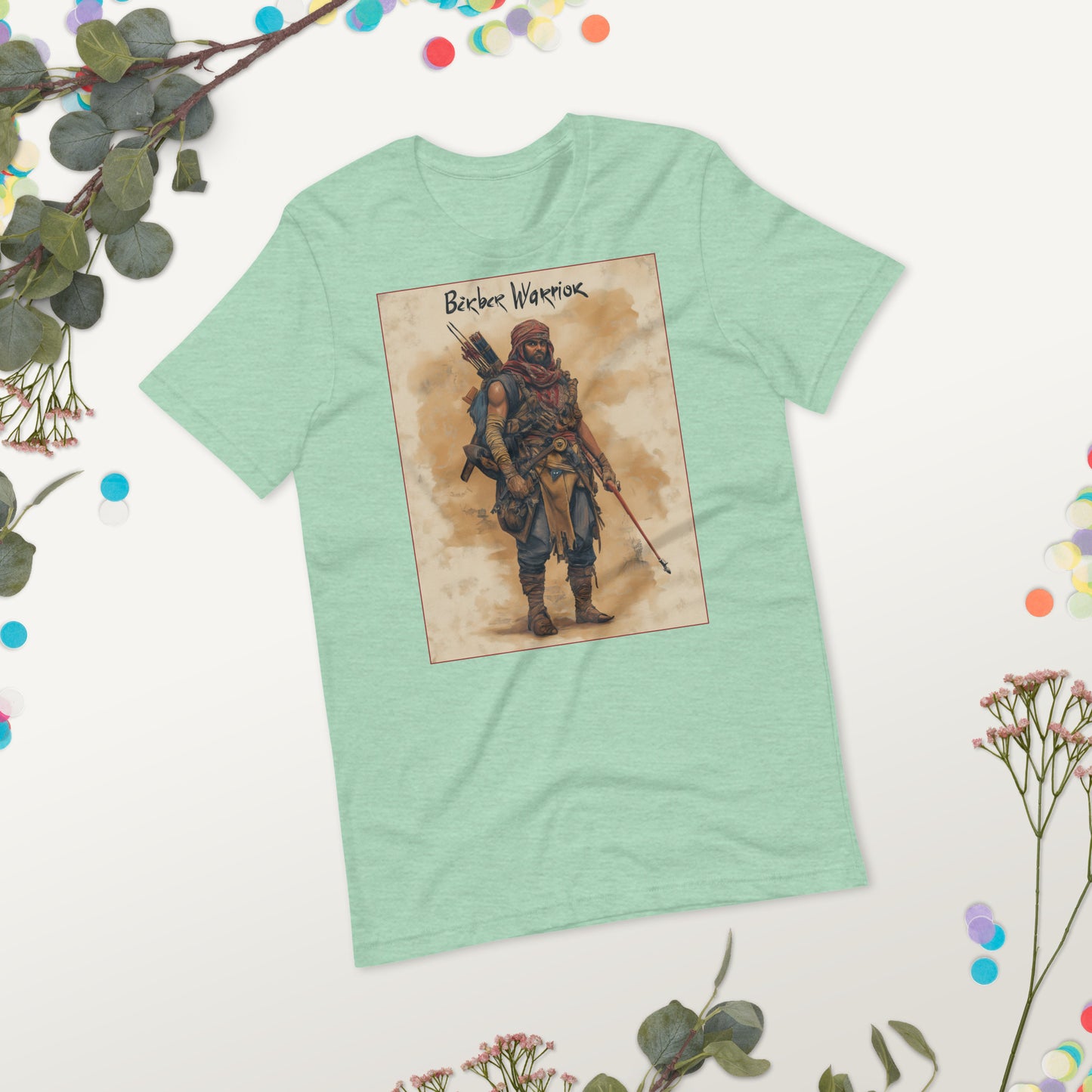 Berber Warrior - Honor and Courage - Men's T-shirt