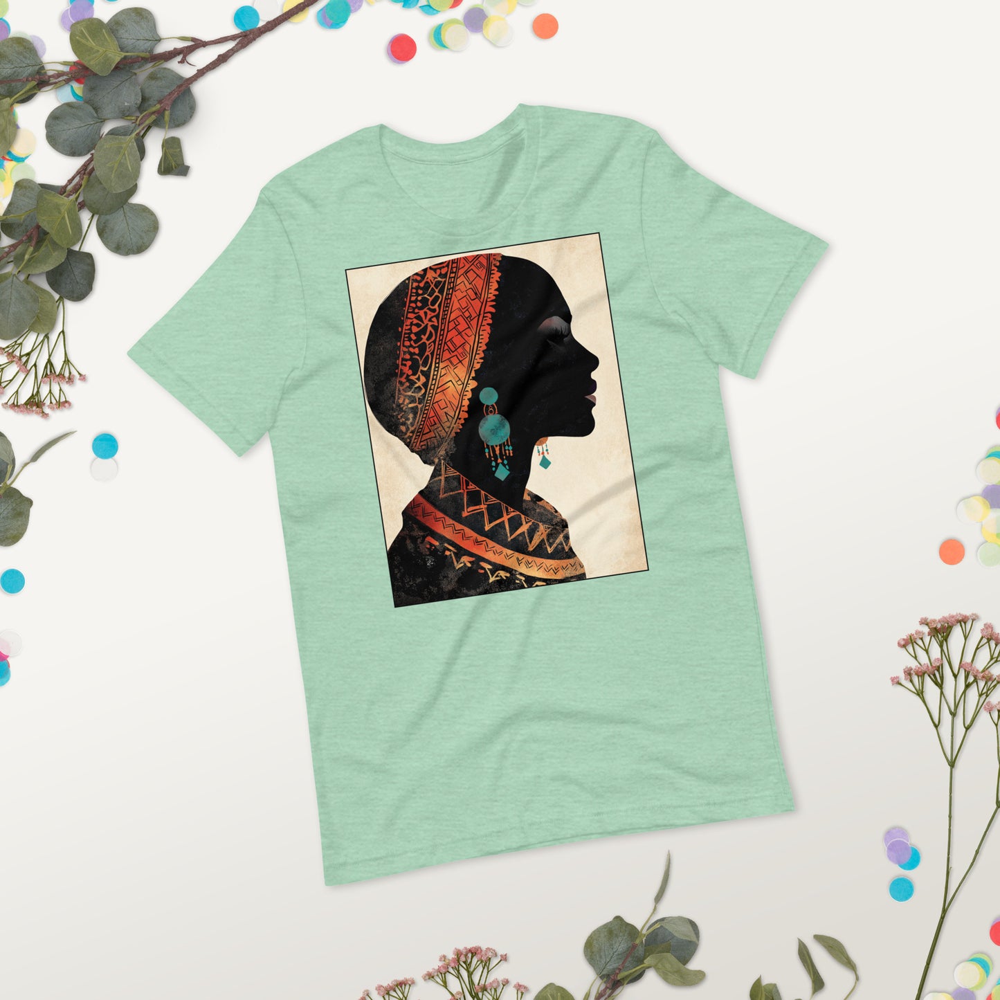 Berber Woman Silhouette Women's T-Shirt - Stylish Amazigh Heritage Design | Ketama Creations