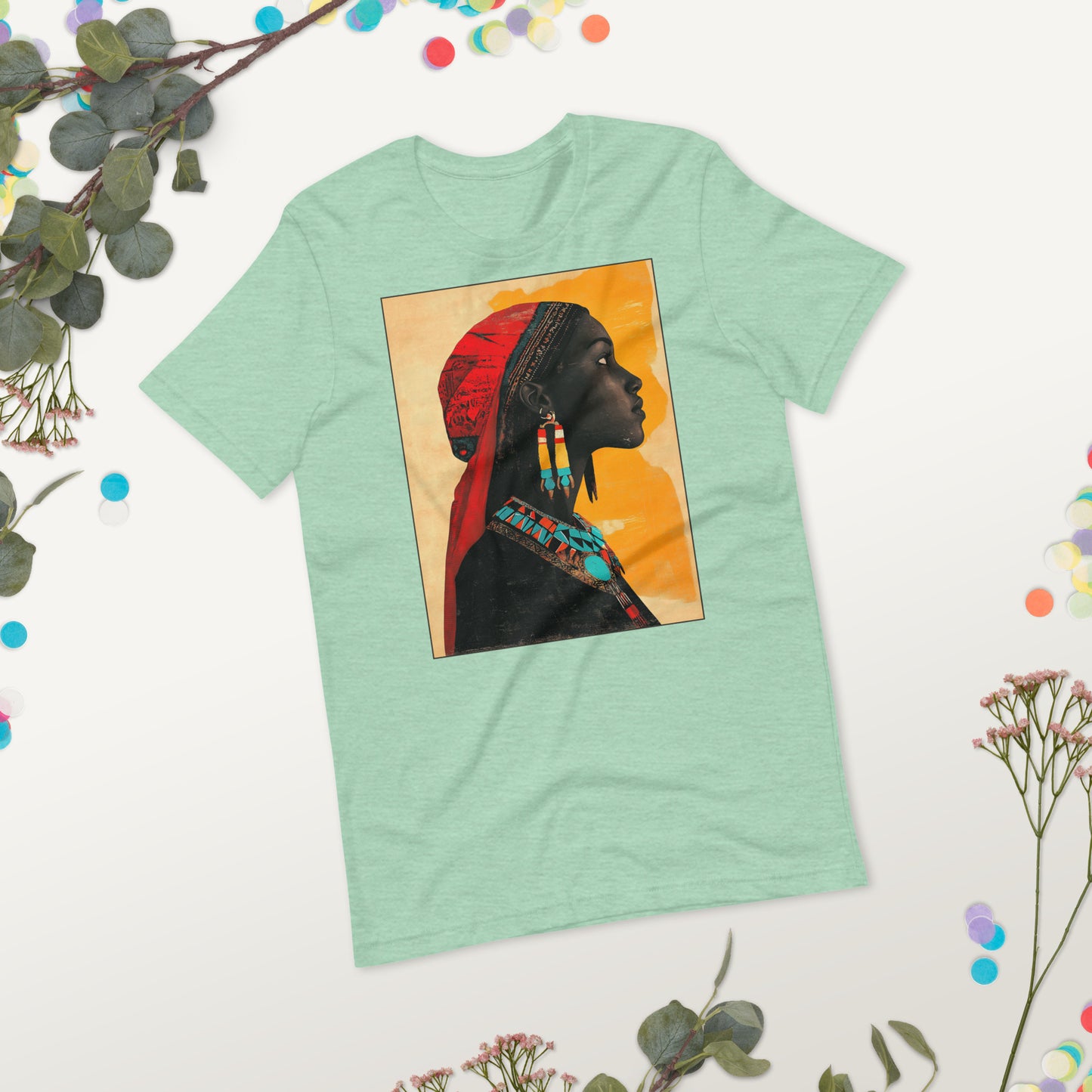 Berber Woman Silhouette Women's T-Shirt - Stylish Amazigh Heritage Design | Ketama Creations