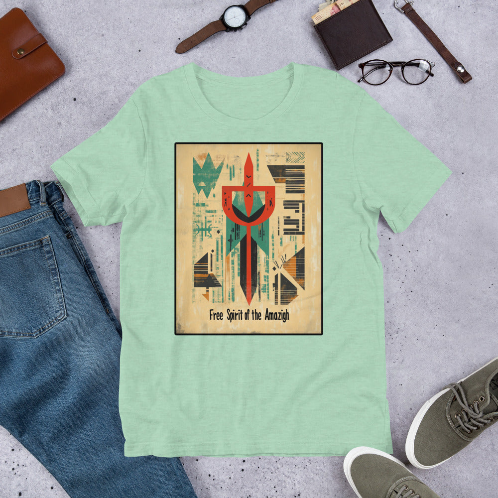 Free Spirit of Amazigh Men's T-Shirt - Celebrate Amazigh Heritage | Ketama Creations