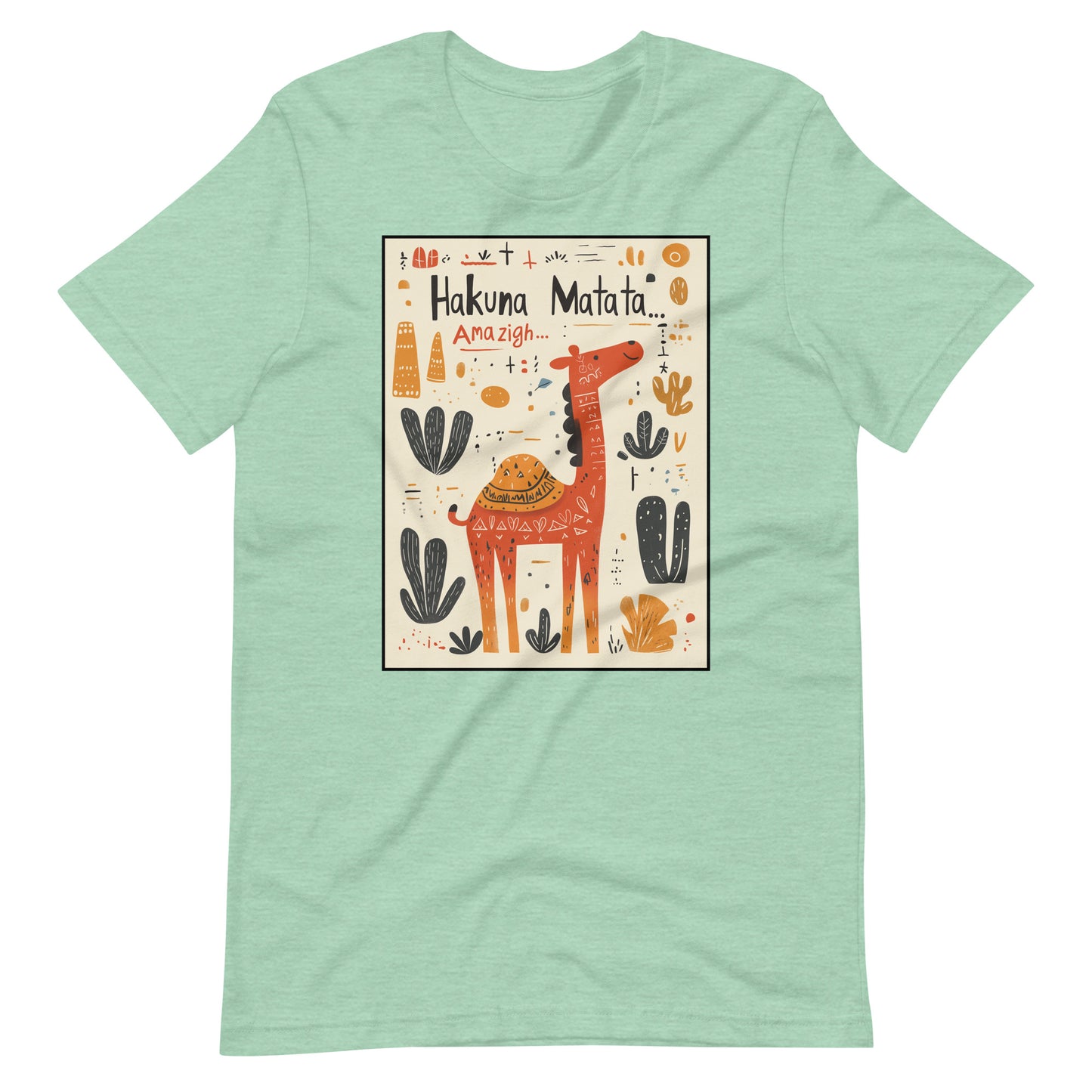 Hakuna Matata Amazigh Men's T-Shirt - Relaxed Style with Amazigh Pride | Ketama Creations