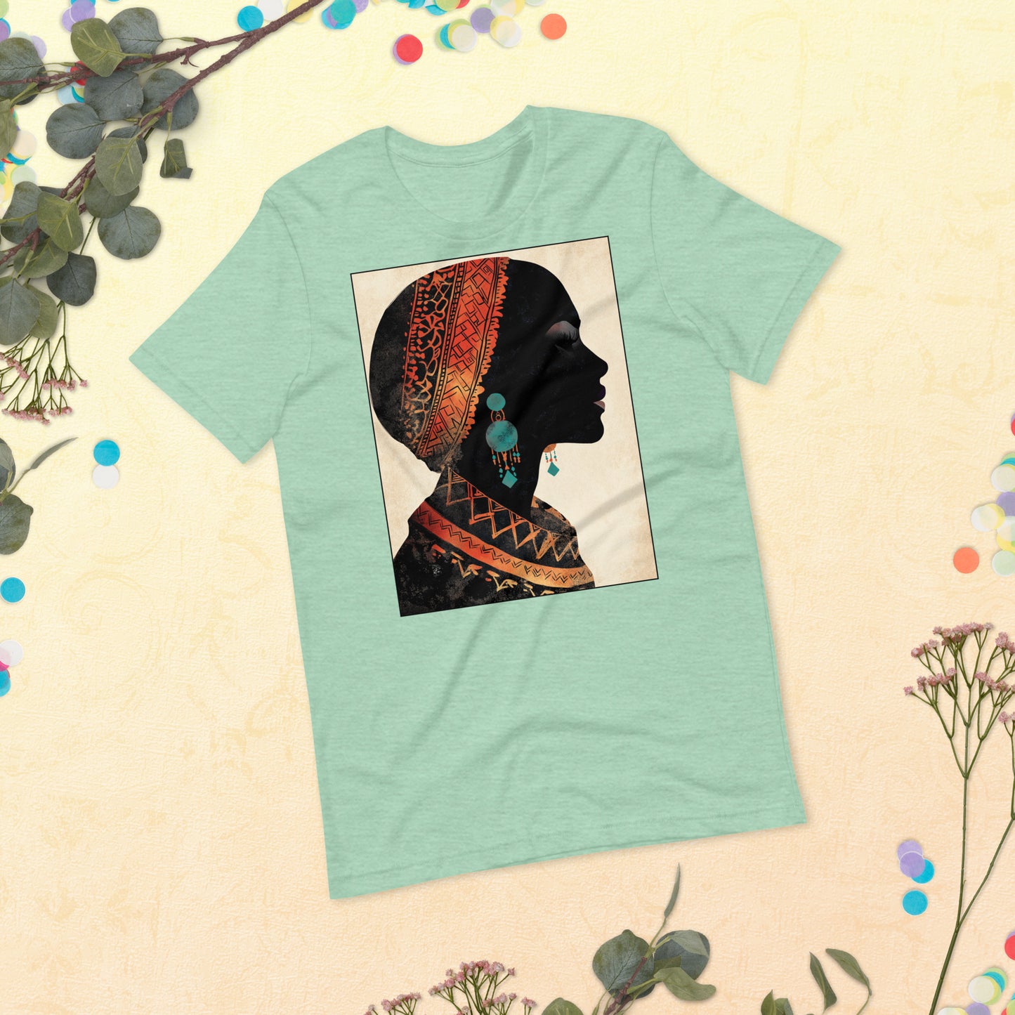 Berber Woman Silhouette Women's T-Shirt - Stylish Amazigh Heritage Design | Ketama Creations