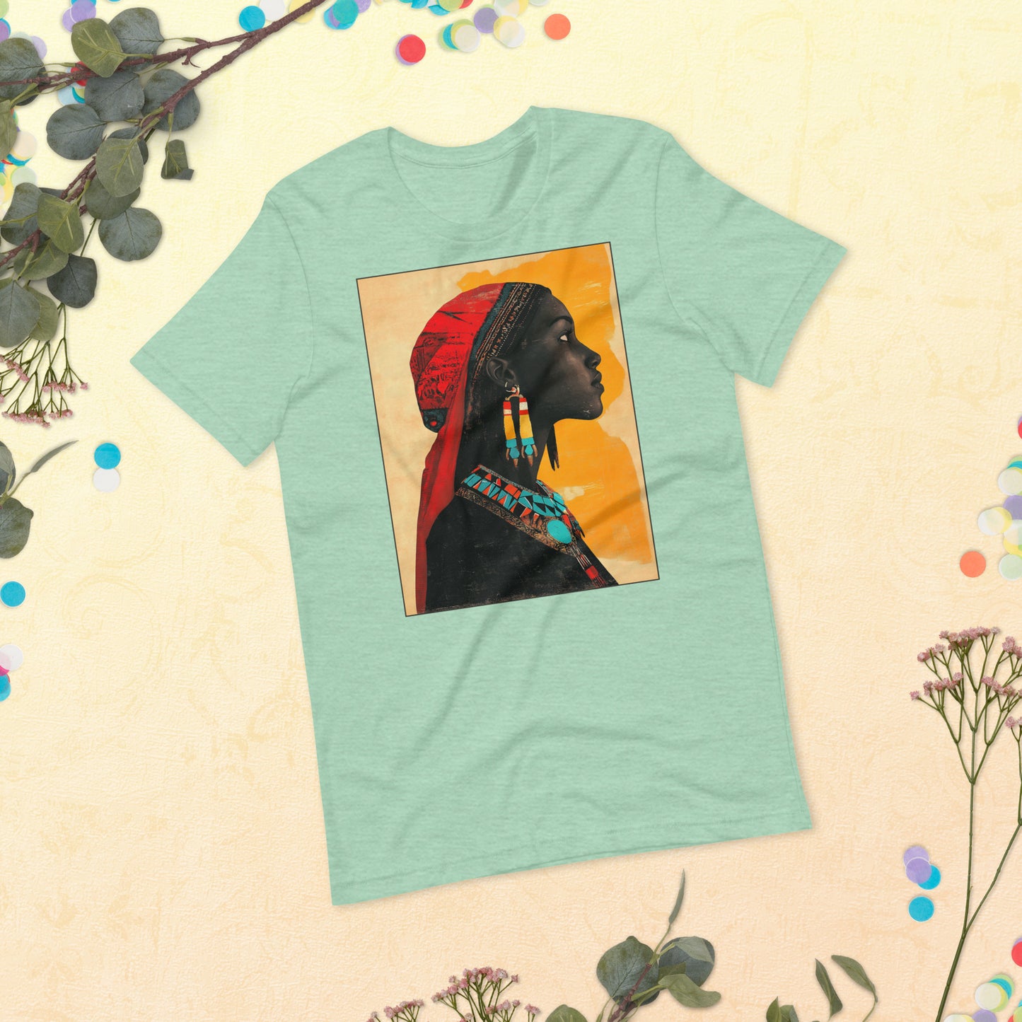 Berber Woman Silhouette Women's T-Shirt - Stylish Amazigh Heritage Design | Ketama Creations