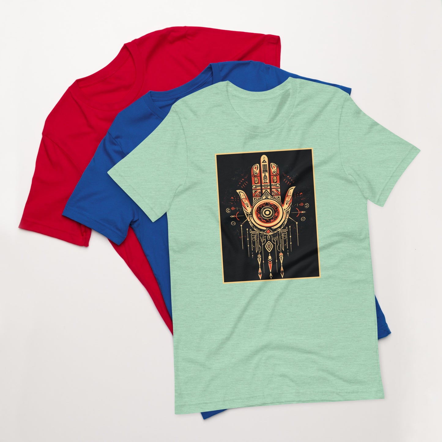 Hand of Fatima Women's T-Shirt - Amazigh Protection Symbol Design | Ketama Creations