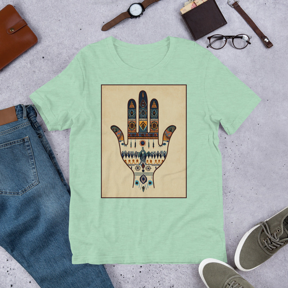 Hand of Fatima Men's T-Shirt - Berber Protection Symbol with Amazigh Heritage | Ketama Creations