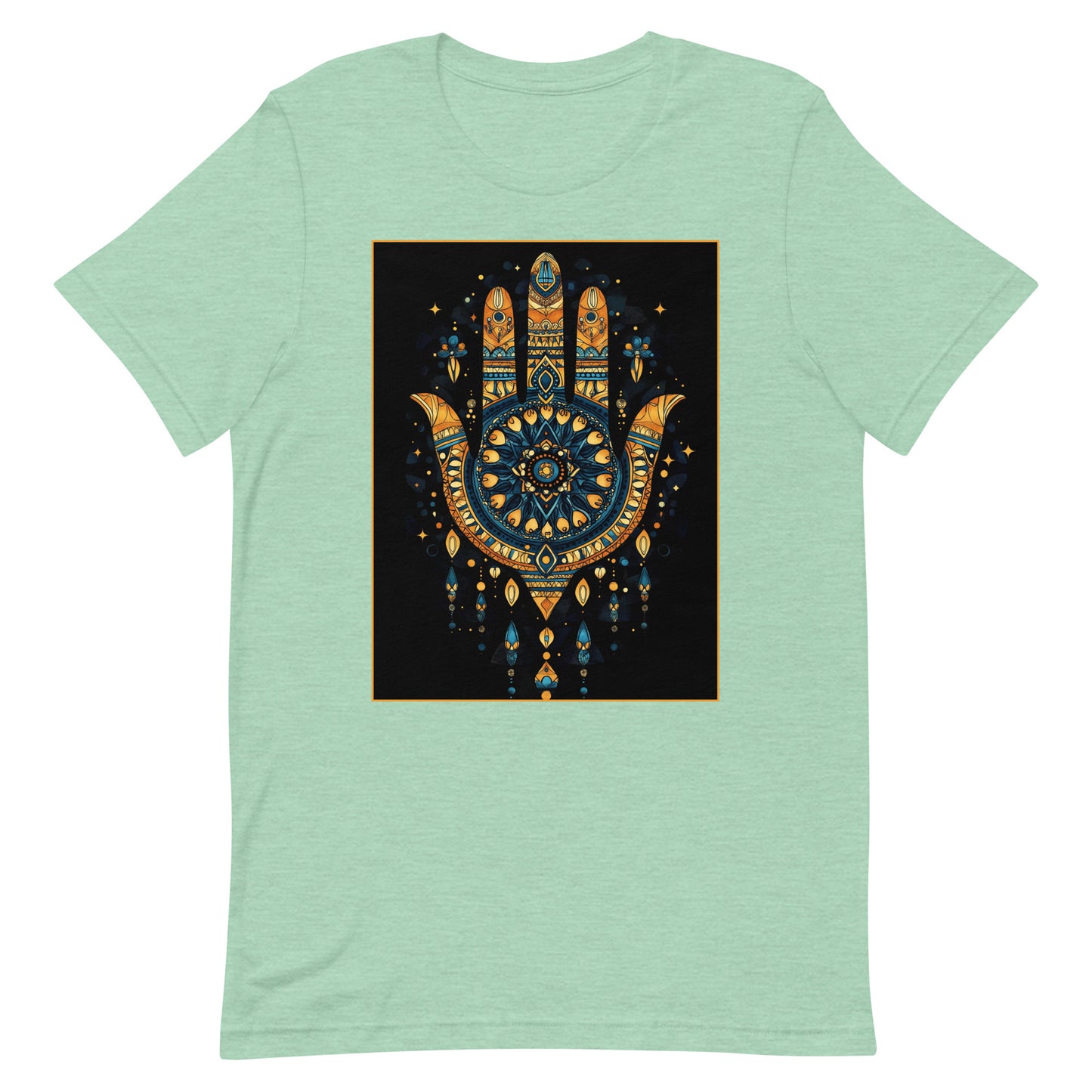 Hand of Fatima Men's T-Shirt - Amazigh Protection Symbol with Bold Berber Art | Ketama Creations