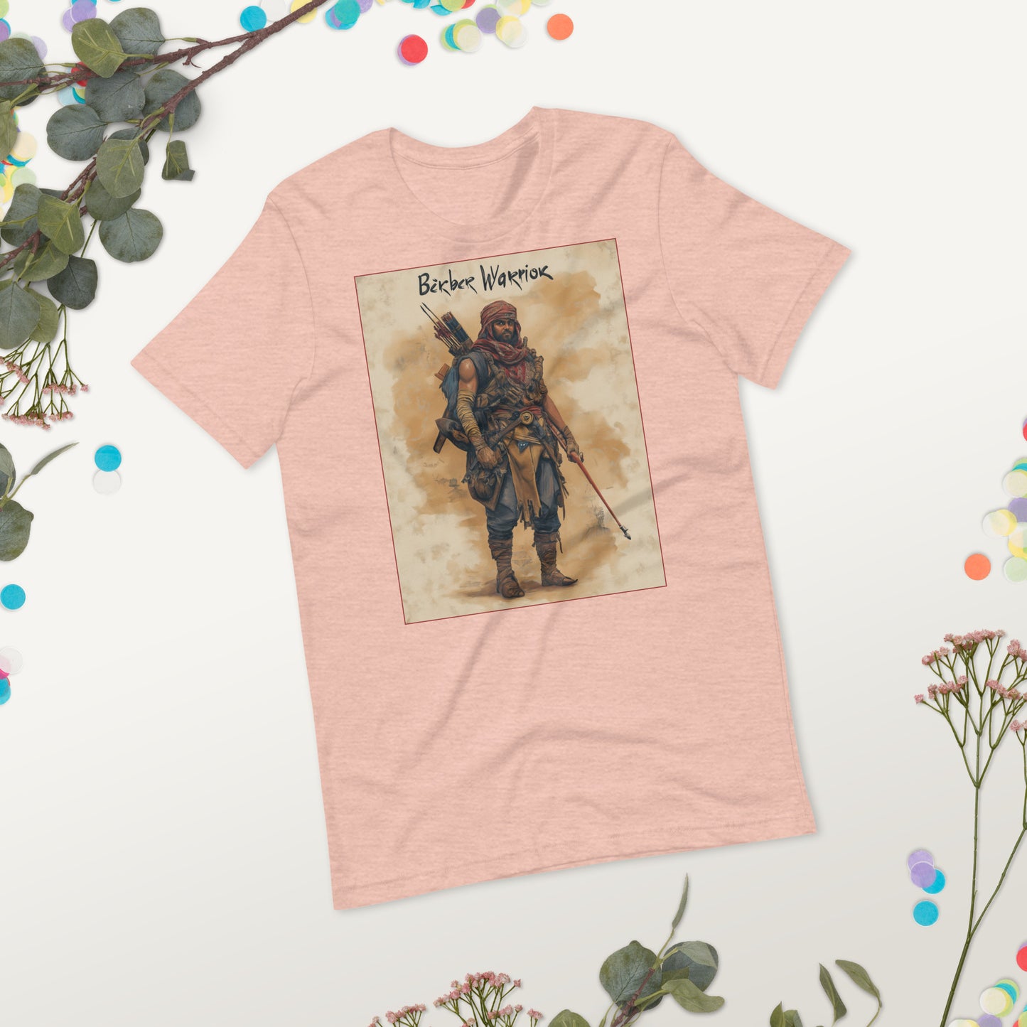 Berber Warrior - Honor and Courage - Men's T-shirt