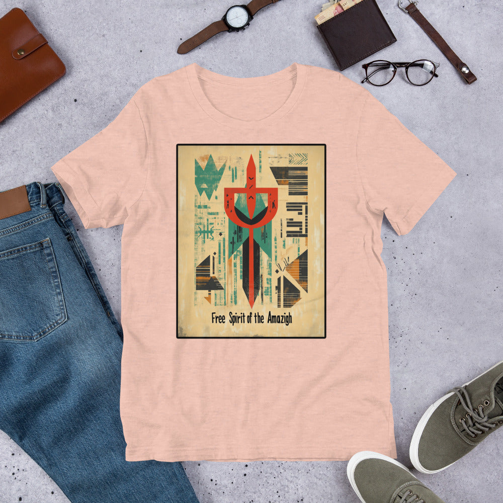 Free Spirit of Amazigh Men's T-Shirt - Celebrate Amazigh Heritage | Ketama Creations