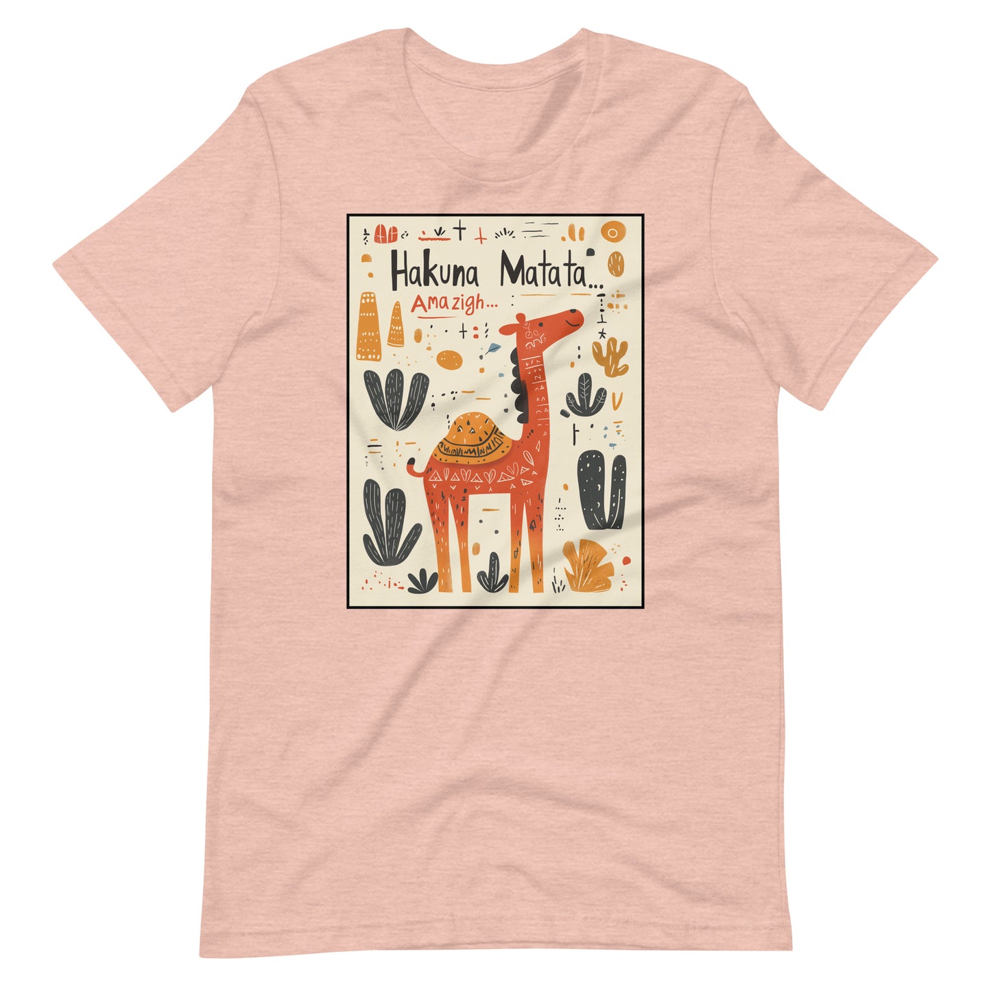 Hakuna Matata Amazigh Men's T-Shirt - Relaxed Style with Amazigh Pride | Ketama Creations