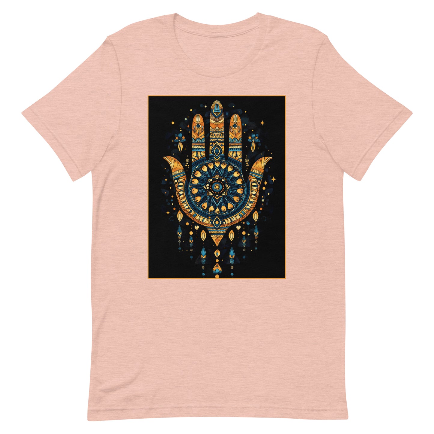 Hand of Fatima Men's T-Shirt - Amazigh Protection Symbol with Bold Berber Art | Ketama Creations