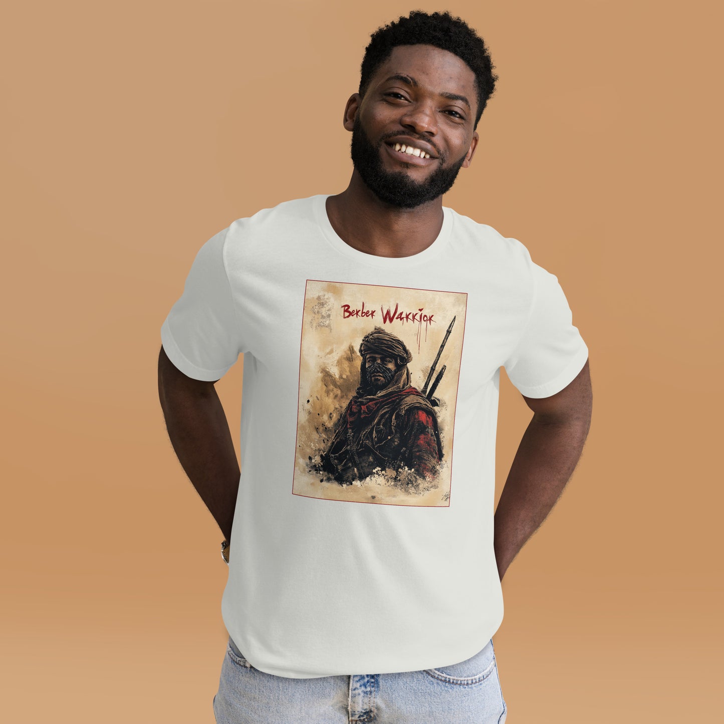 Berber Warrior - Strength and Tradition - Men's T-shirt