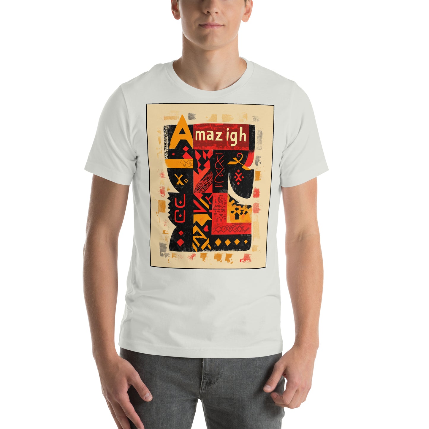 Amazigh Pride  Men's T-Shirt - Bold Typographic Statement