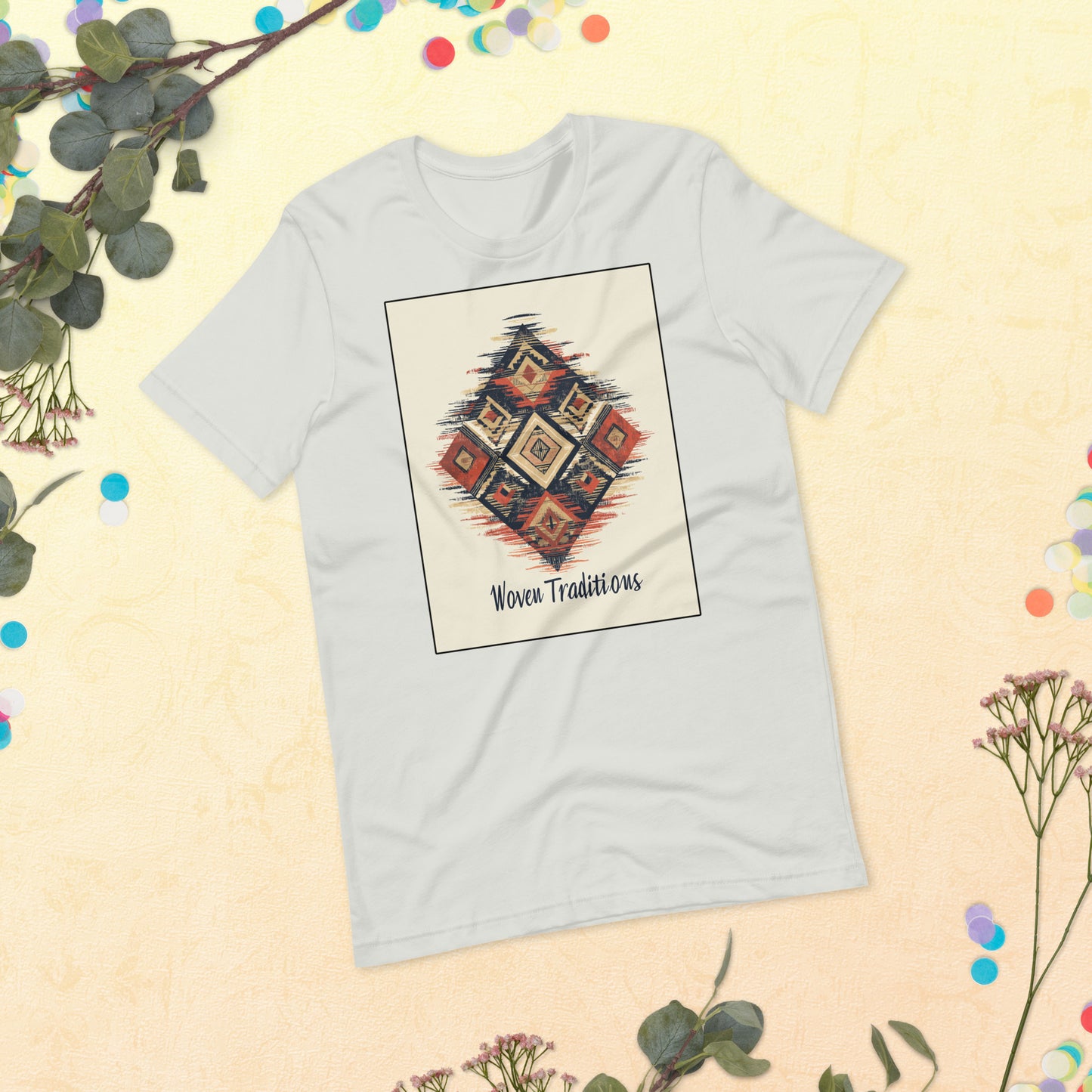 Woven Traditions Women's T-Shirt - Amazigh Berber Design | Ketama Creations