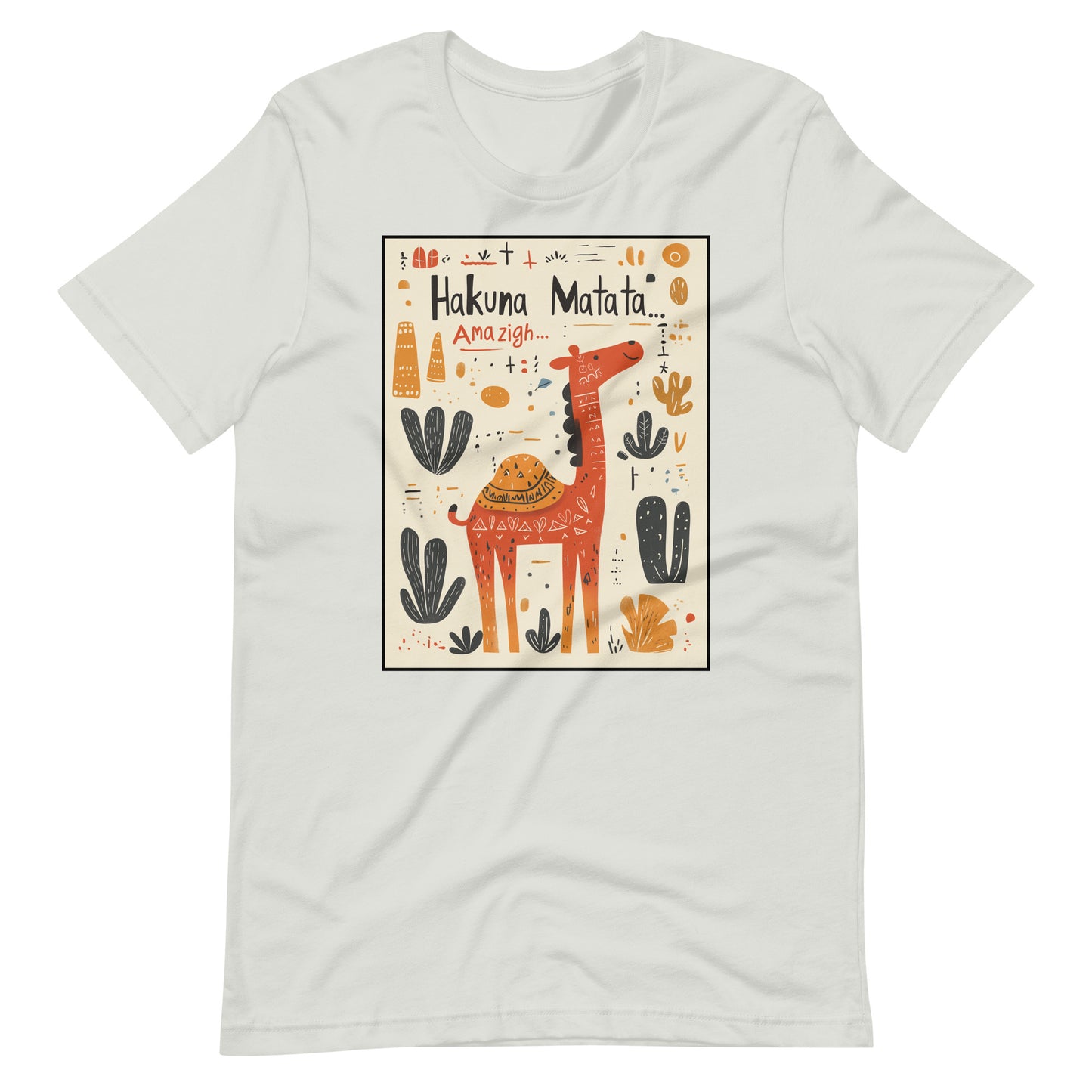 Hakuna Matata Amazigh Men's T-Shirt - Relaxed Style with Amazigh Pride | Ketama Creations