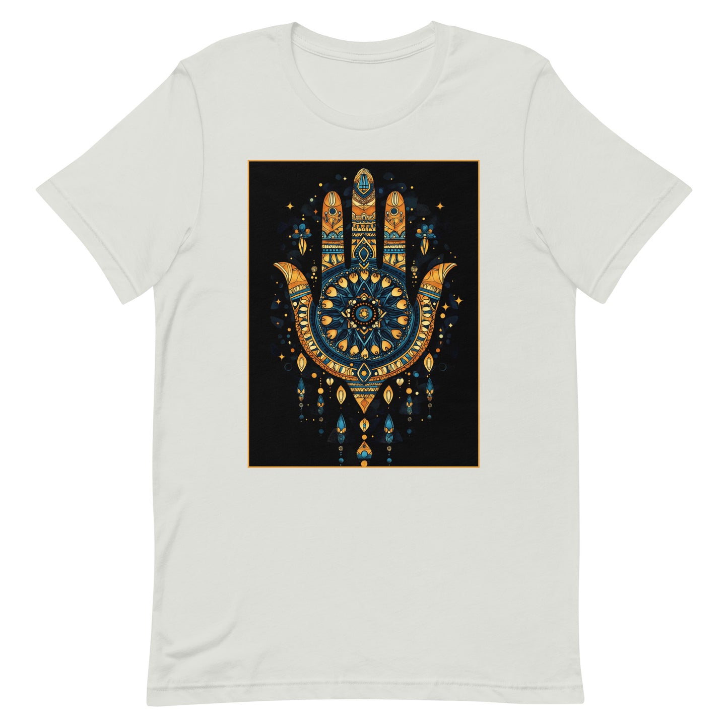 Hand of Fatima Men's T-Shirt - Amazigh Protection Symbol with Bold Berber Art | Ketama Creations