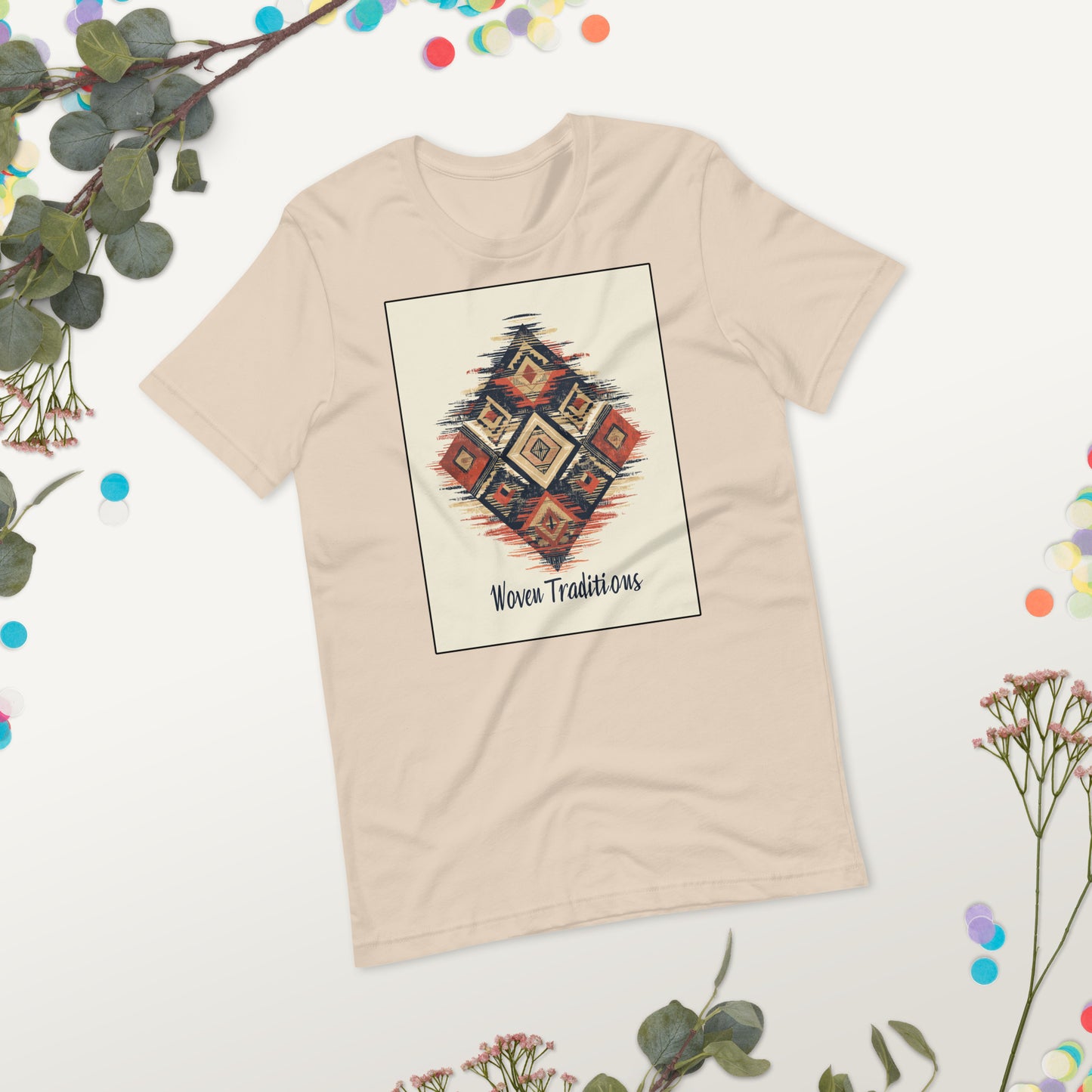 Woven Traditions Women's T-Shirt - Amazigh Berber Design | Ketama Creations