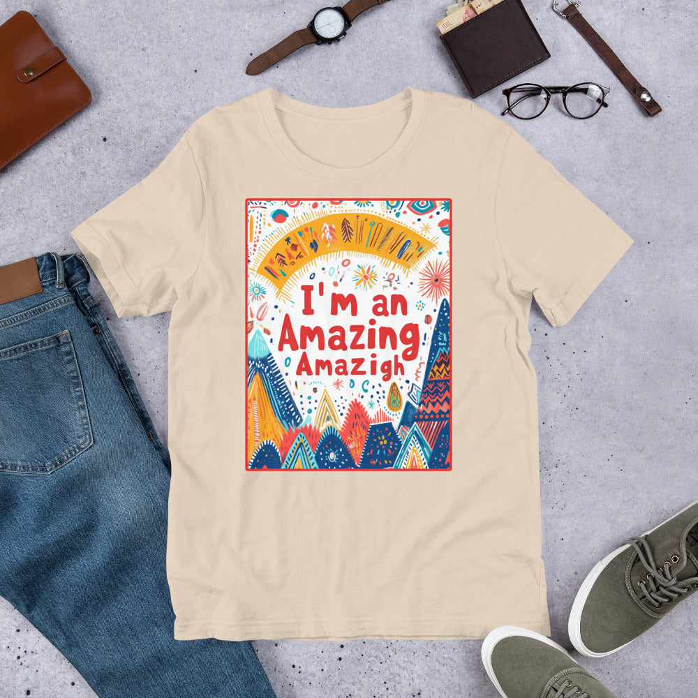 I'm an Amazing Amazigh Men's T-Shirt - Celebrate Amazigh Pride | Ketama Creations