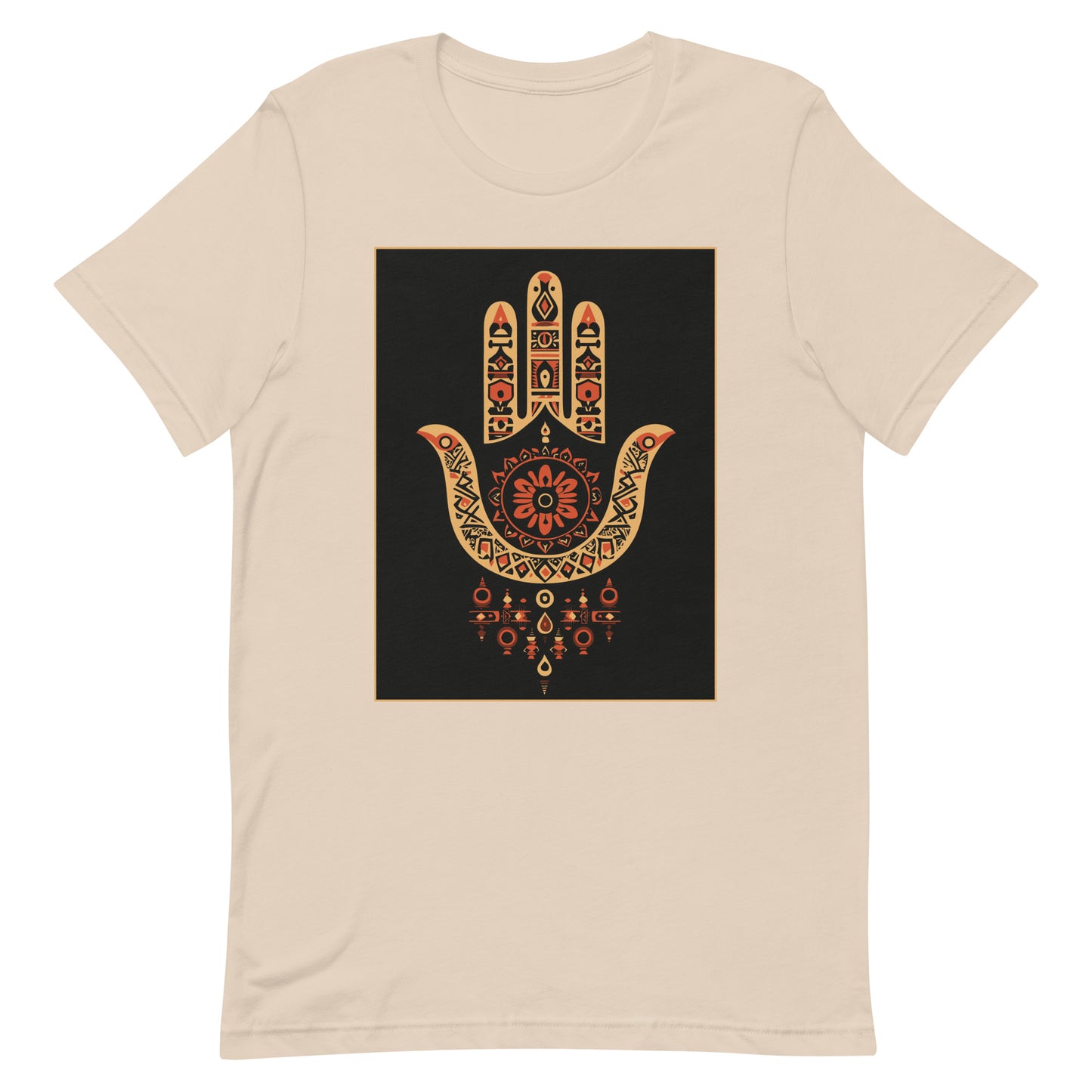 Hand of Fatima Men's T-Shirt - Berber Protection Symbol with Amazigh Heritage | Ketama Creations