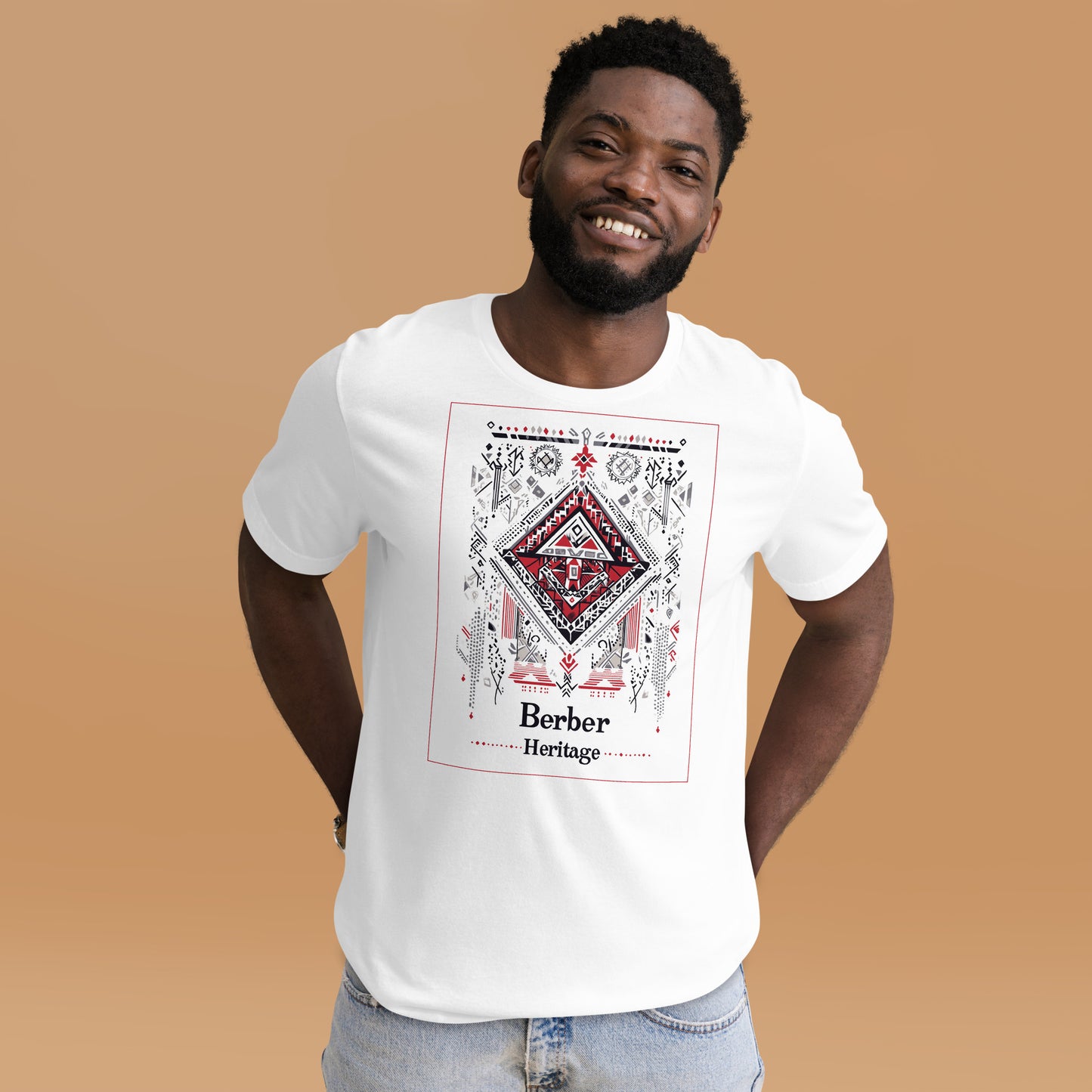 Berber Heritage  - Bold Cultural Jewelry Design - Men's T-Shirt