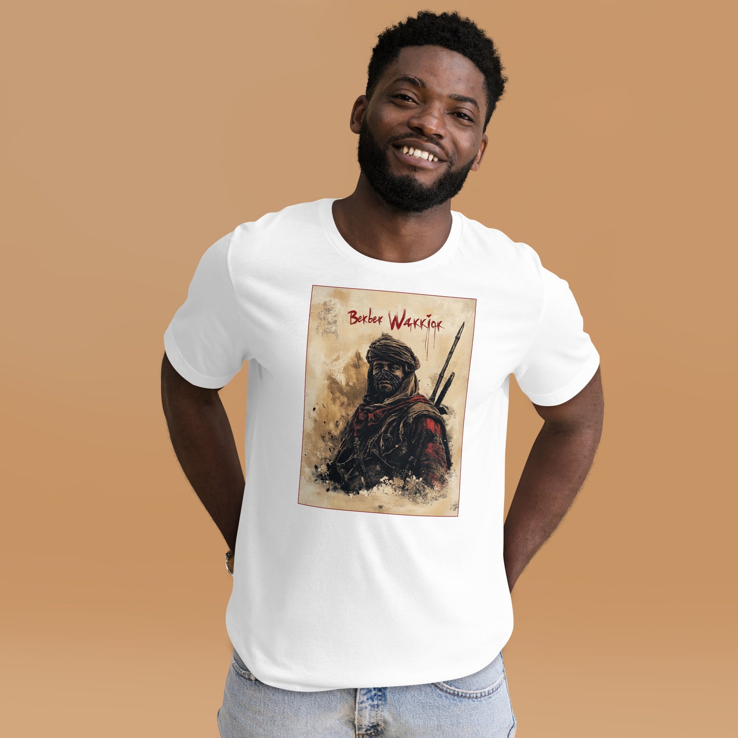 Berber Warrior - Strength and Tradition - Men's T-shirt