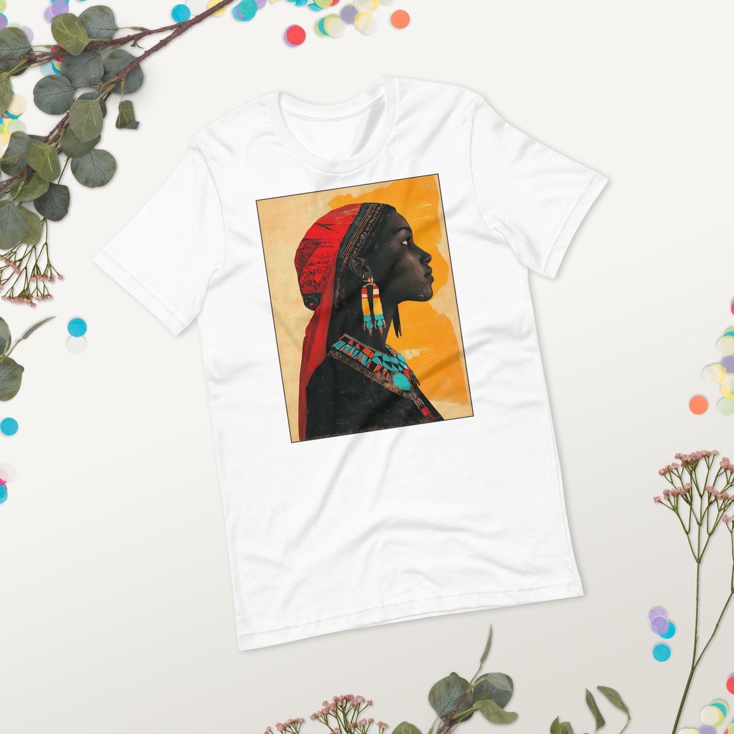 Berber Woman Silhouette Women's T-Shirt - Stylish Amazigh Heritage Design | Ketama Creations