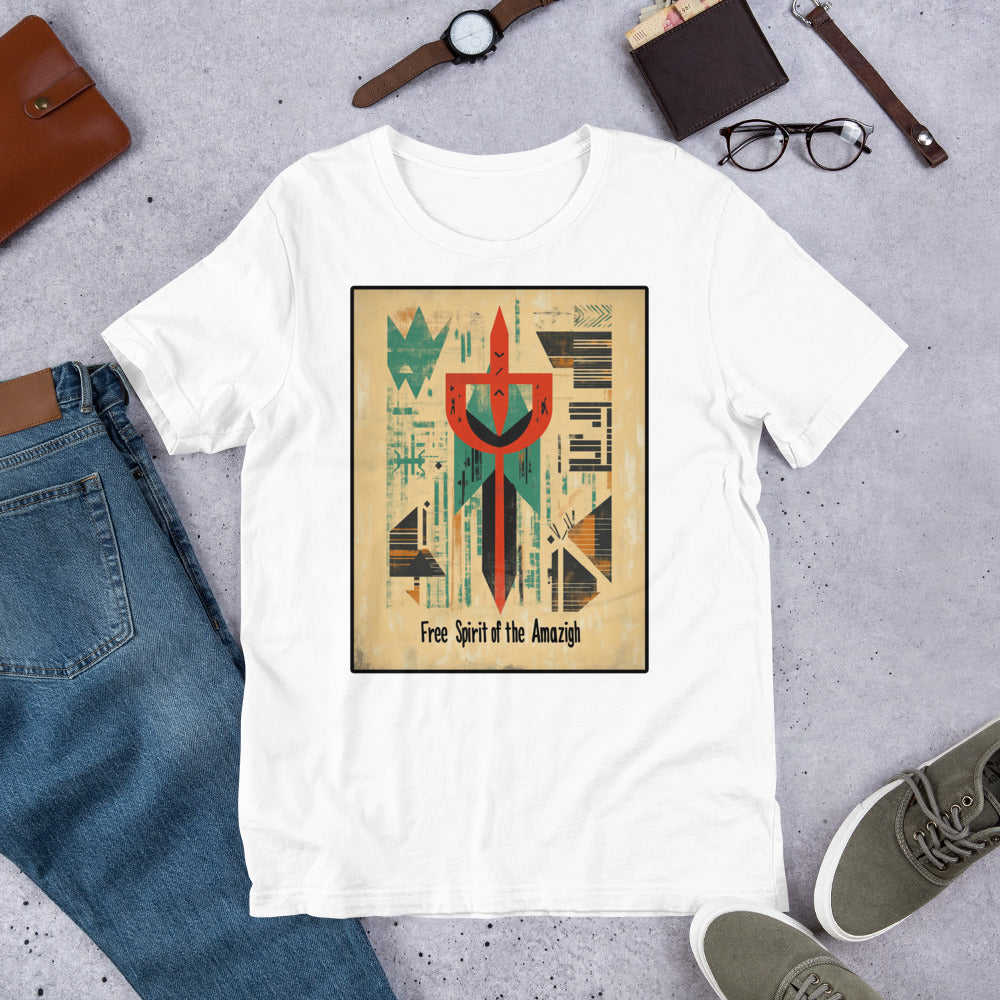 Free Spirit of Amazigh Men's T-Shirt - Celebrate Amazigh Heritage | Ketama Creations