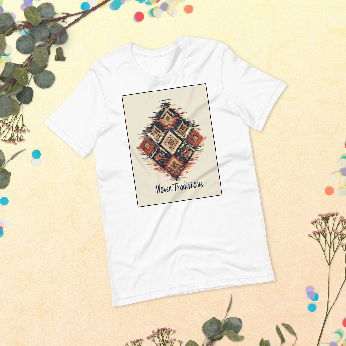 Woven Traditions Women's T-Shirt - Amazigh Berber Design | Ketama Creations