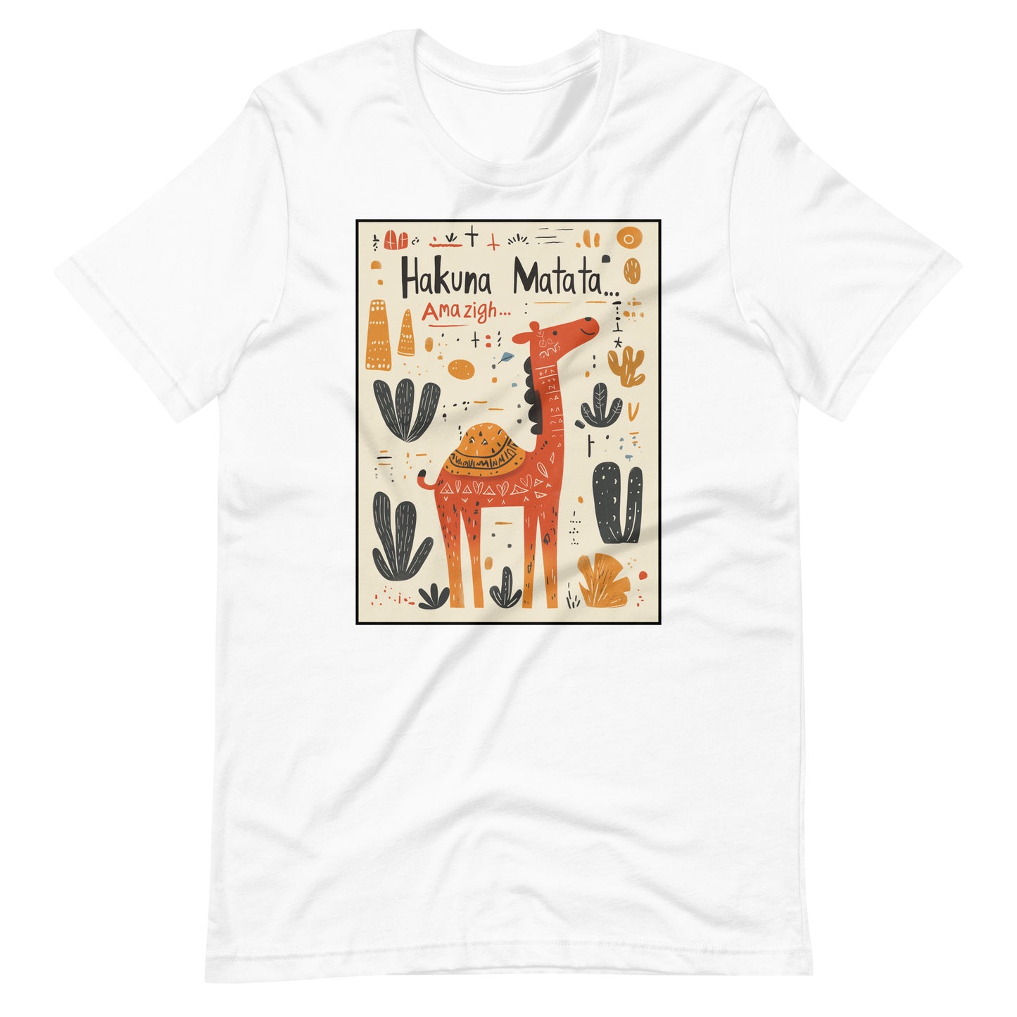 Hakuna Matata Amazigh Men's T-Shirt - Relaxed Style with Amazigh Pride | Ketama Creations