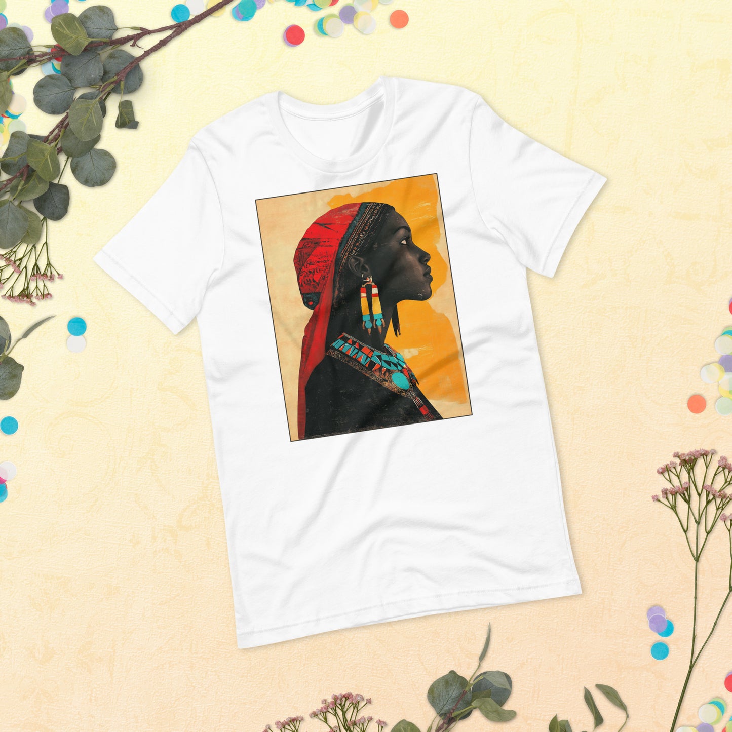 Berber Woman Silhouette Women's T-Shirt - Stylish Amazigh Heritage Design | Ketama Creations