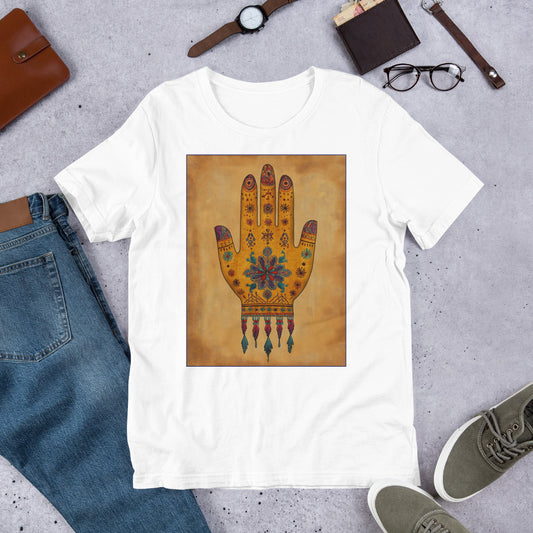 Hand of Fatima Men's T-Shirt - Amazigh Protection Symbol with Berber Designs | Ketama Creations