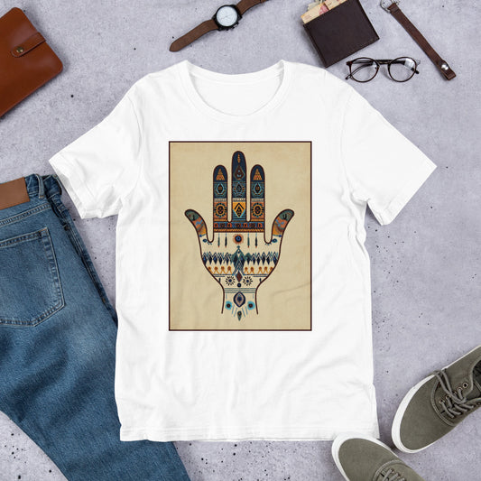 Hand of Fatima Men's T-Shirt - Berber Protection Symbol with Amazigh Heritage | Ketama Creations