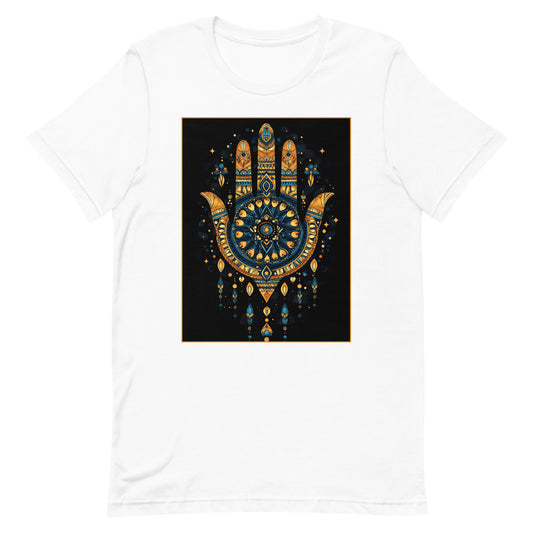 Hand of Fatima Men's T-Shirt - Amazigh Protection Symbol with Bold Berber Art | Ketama Creations